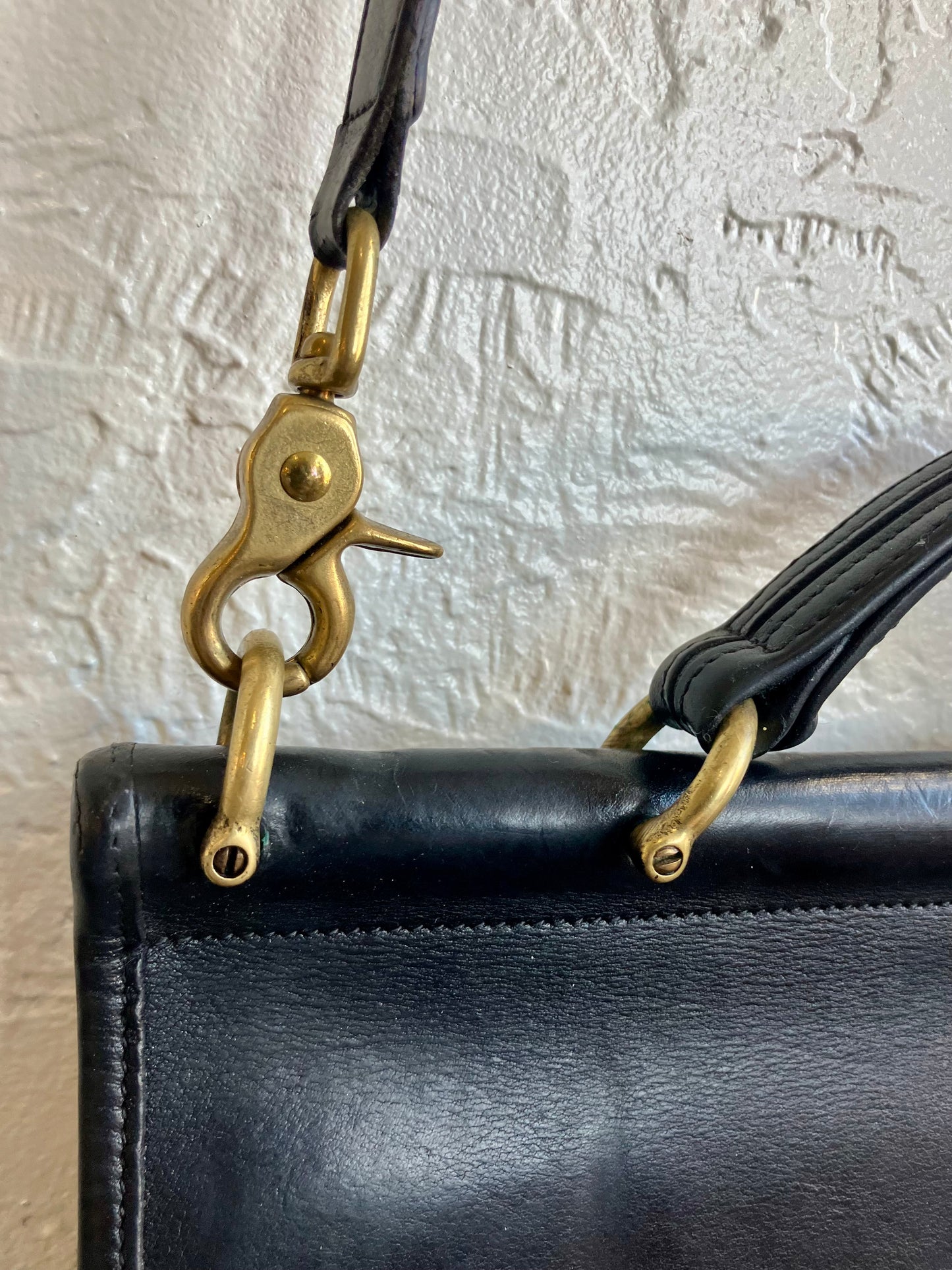 Vintage Coach Leather Crossbody Shoulder Bag, Classic Willis