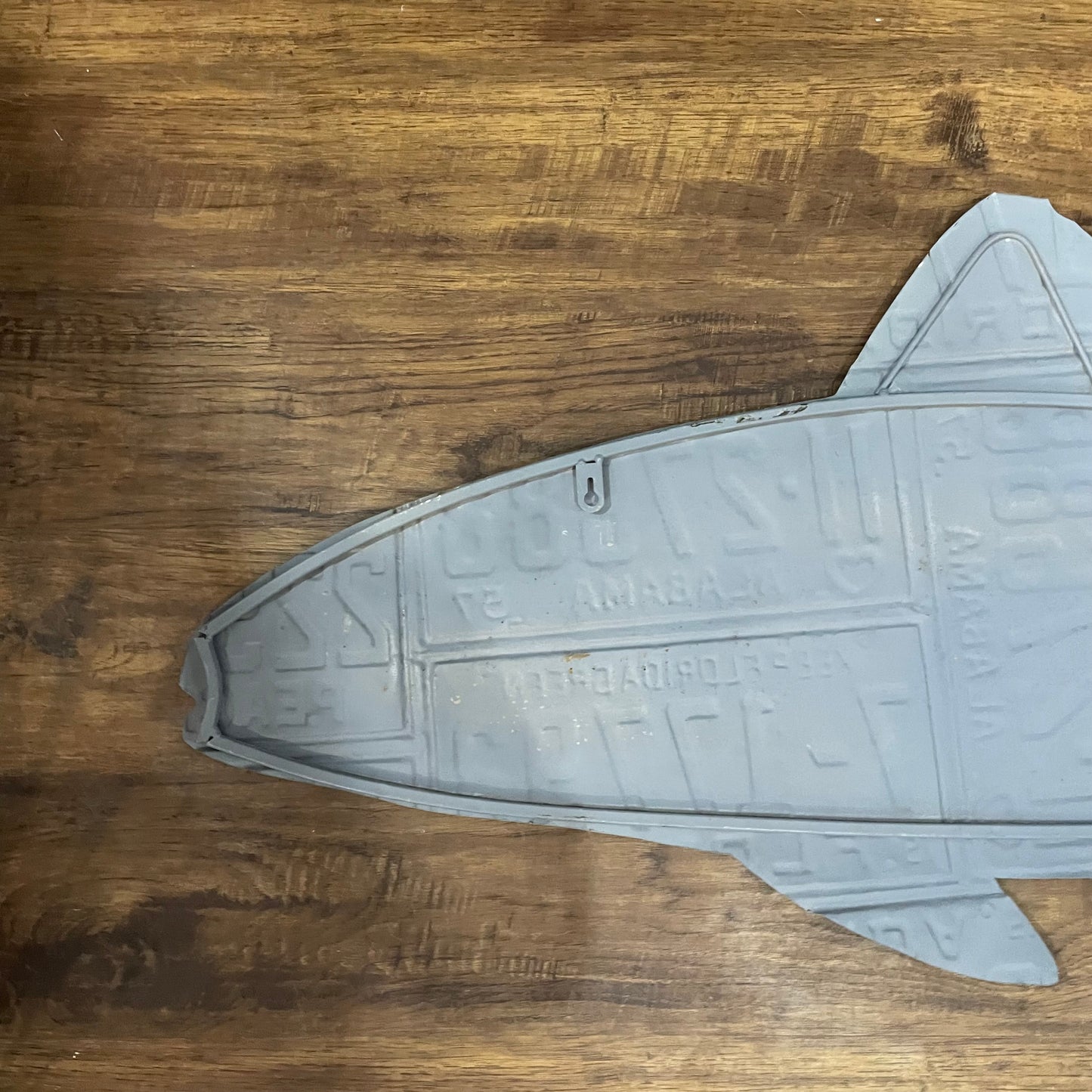 60" License Plate Fish