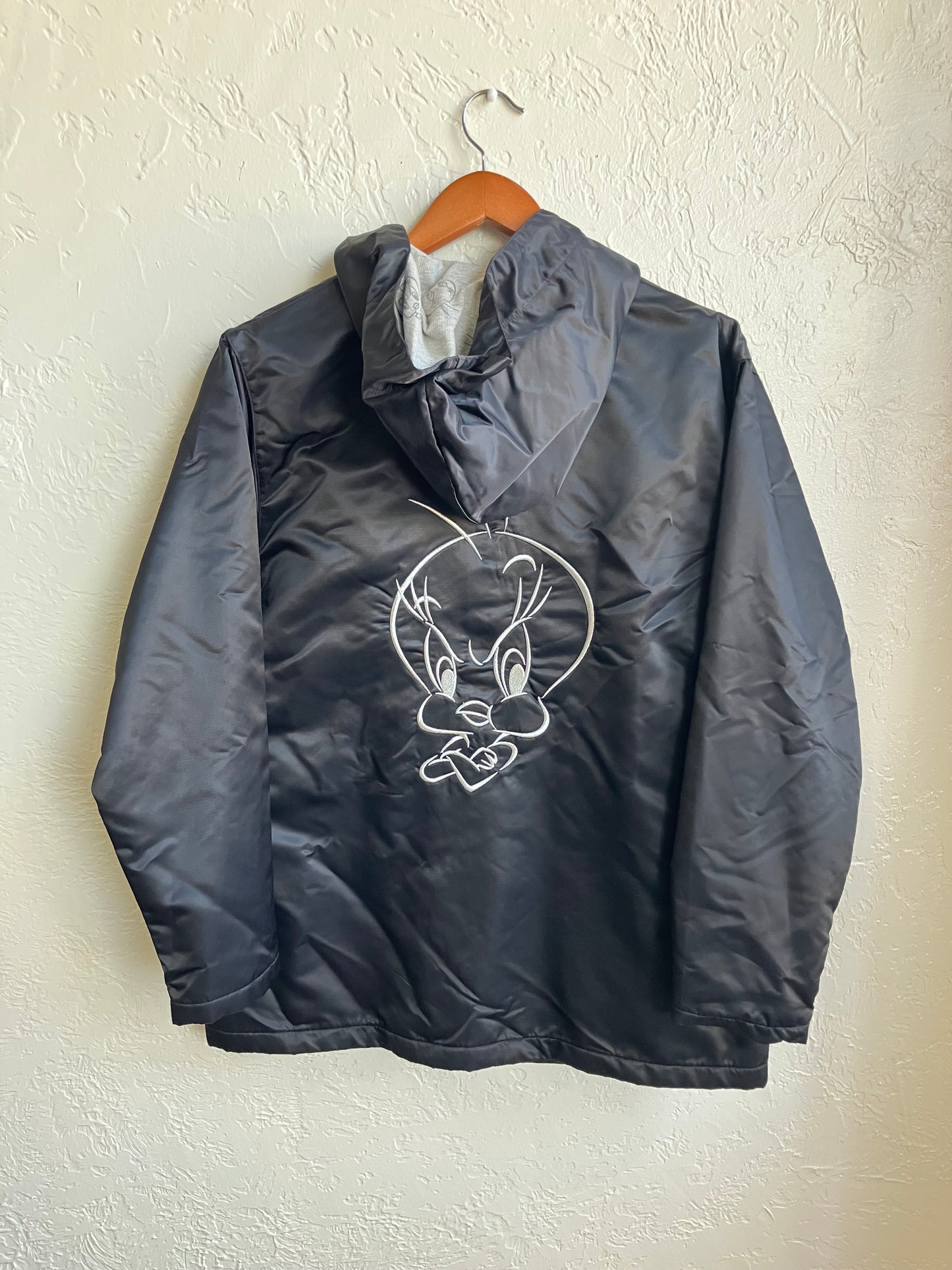 90’s Tweety Bird Satin Jacket Medium