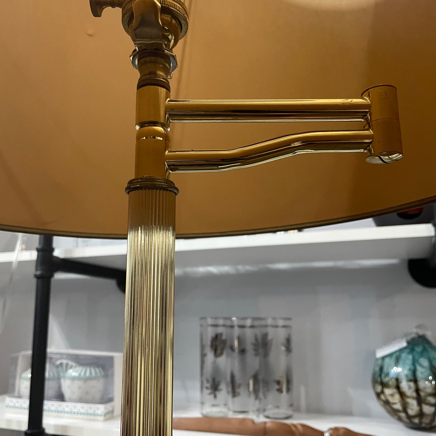 Copper & Brass Fire Extinguisher Floor Lamp Vintage
