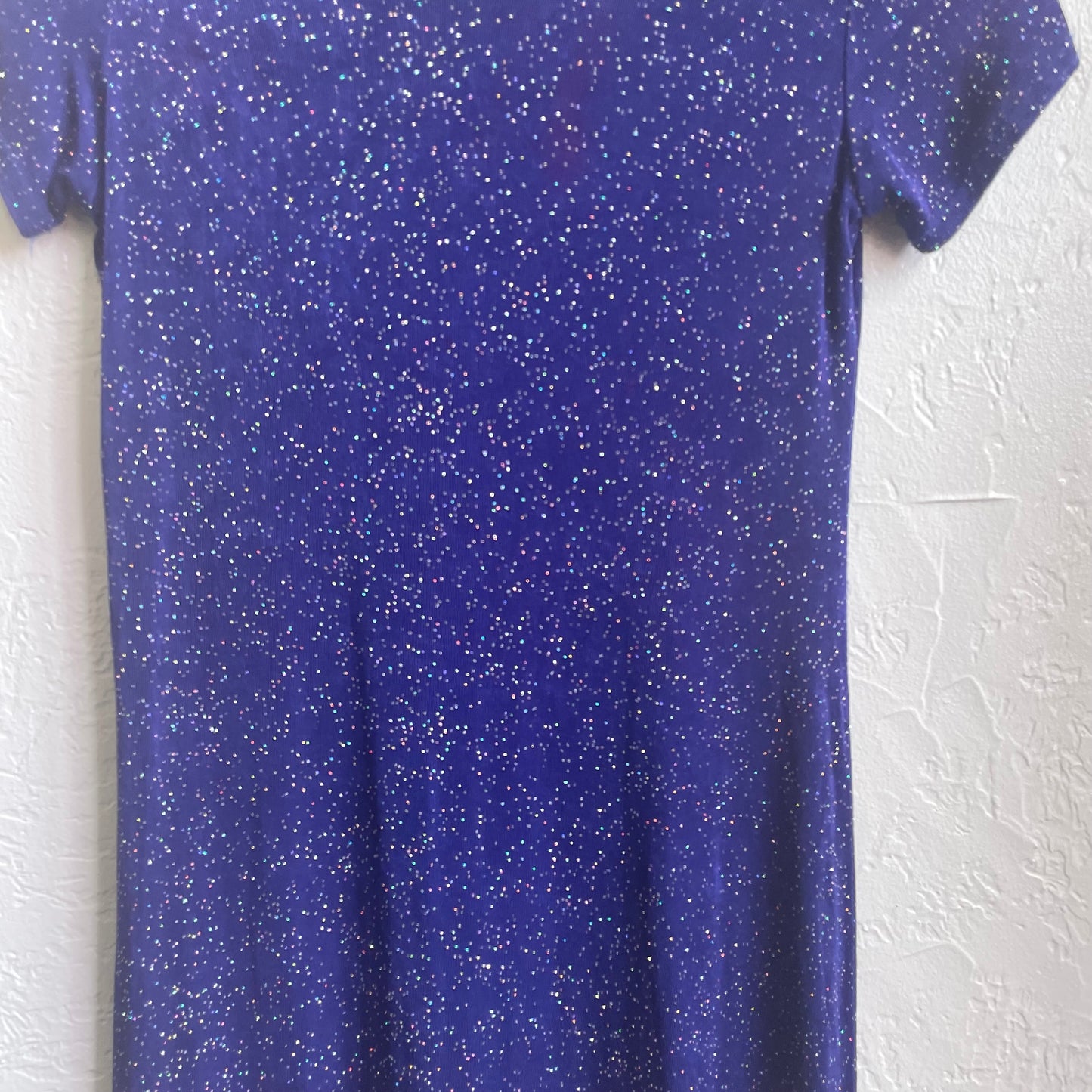 90’s Purple Rhinestone Midi Dress | Large