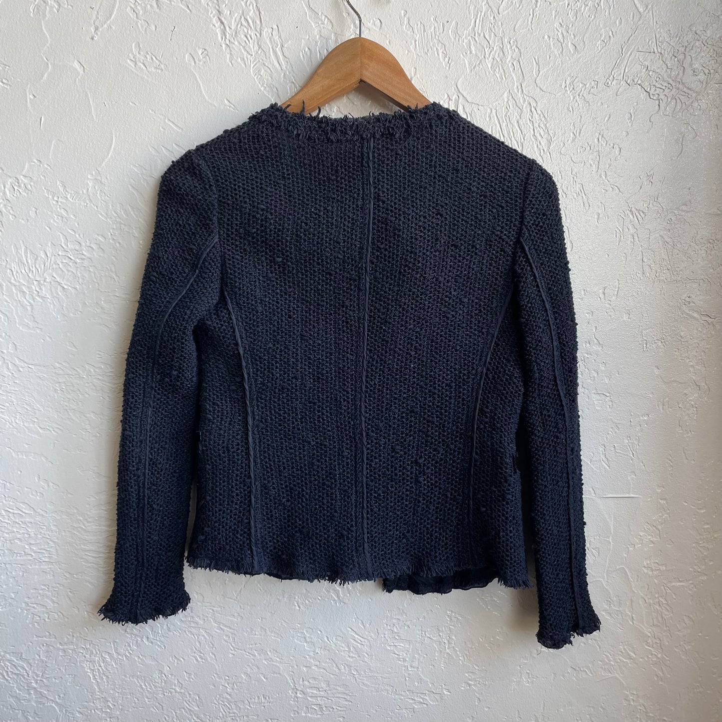 Prada Tweed Knit Blazer | Size 38/Petite medium