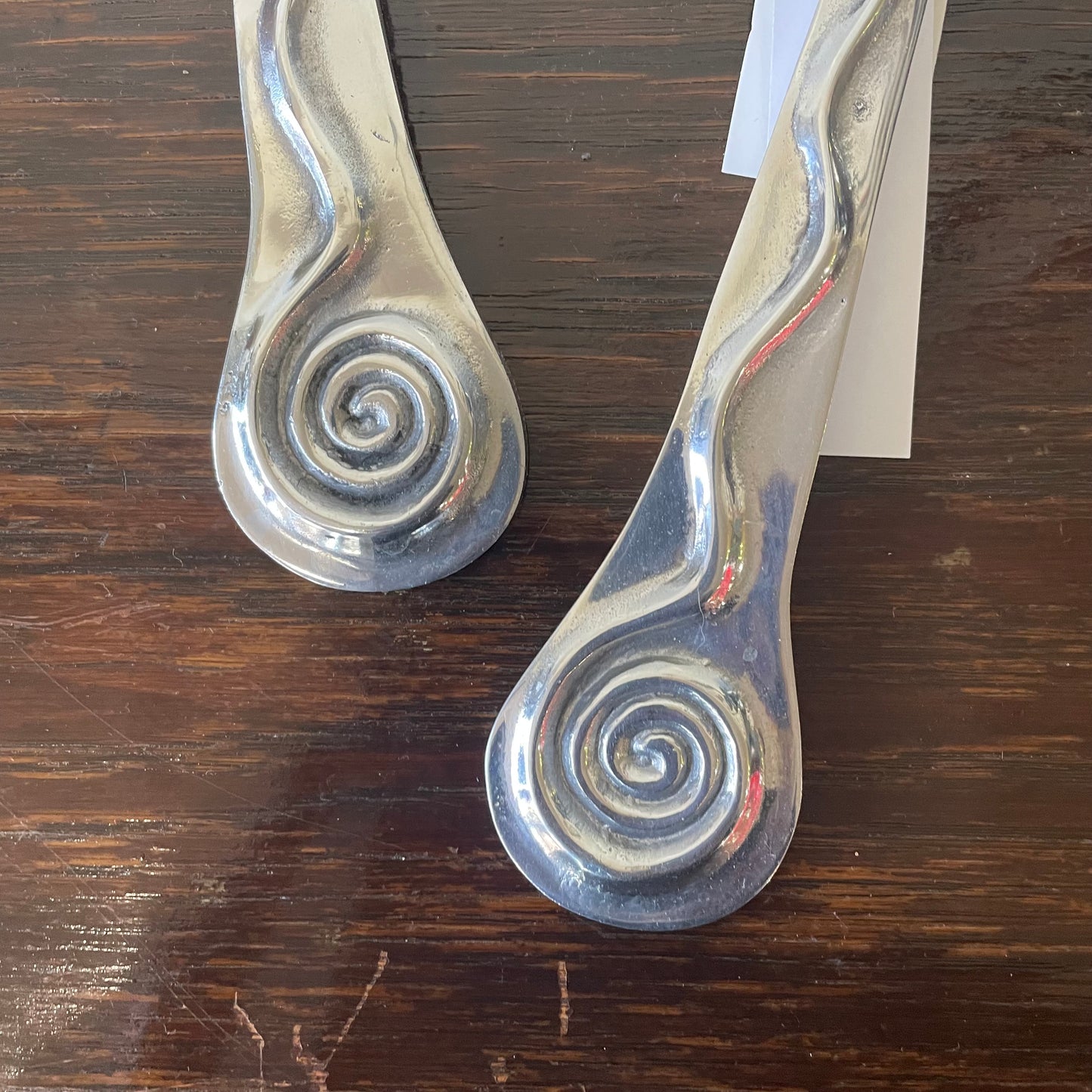 Postmodern Stainless Steel Salad/Pasta Server Set