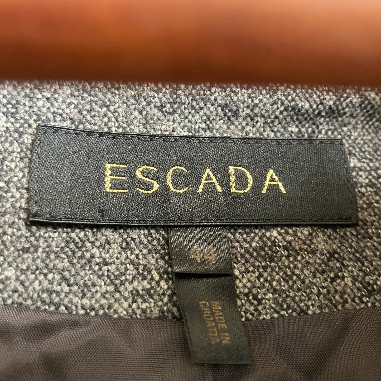 Escada Grey Blazer Jacket | Size 44/XL