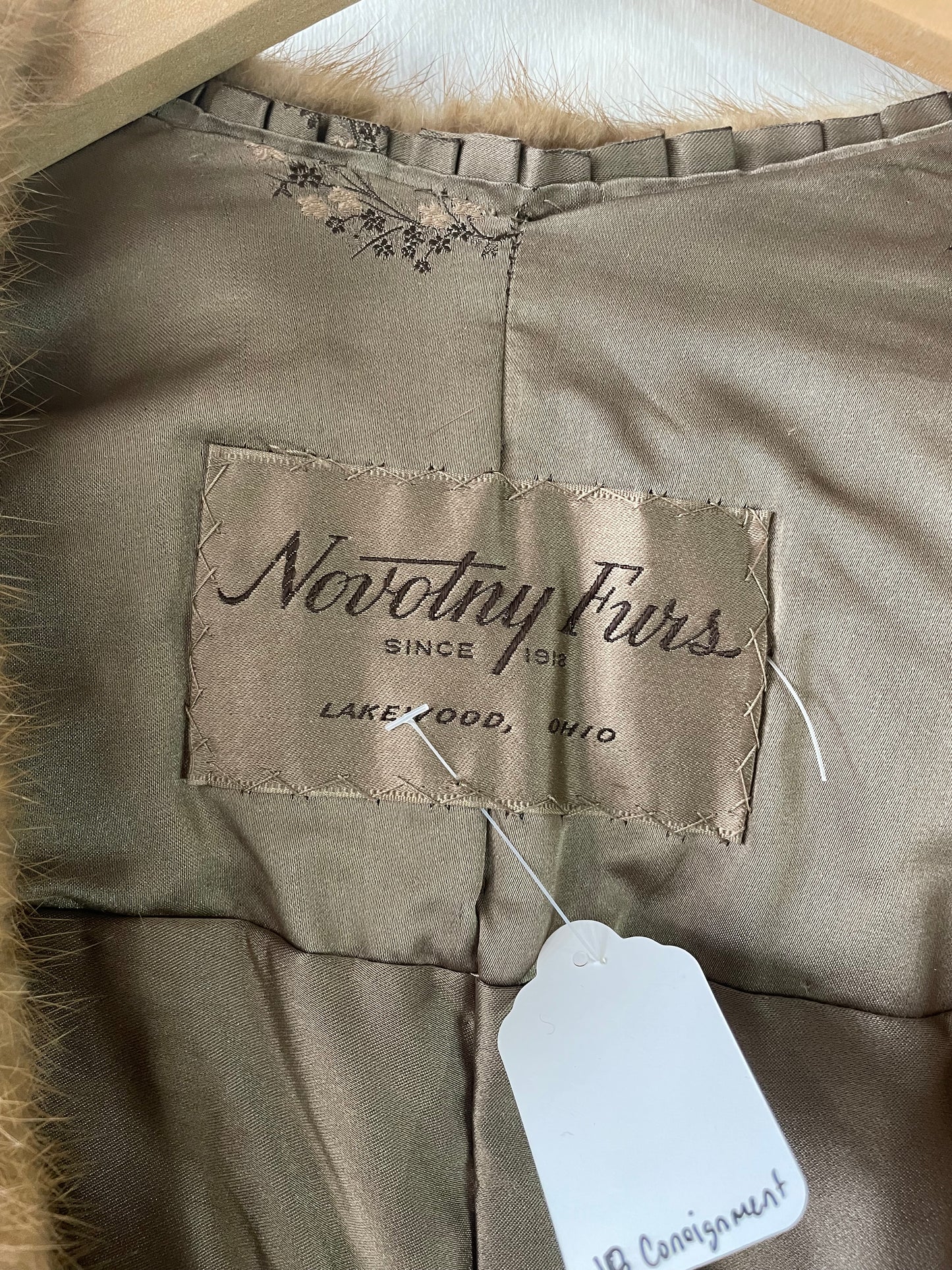 Vintage Mink Fur Shawl