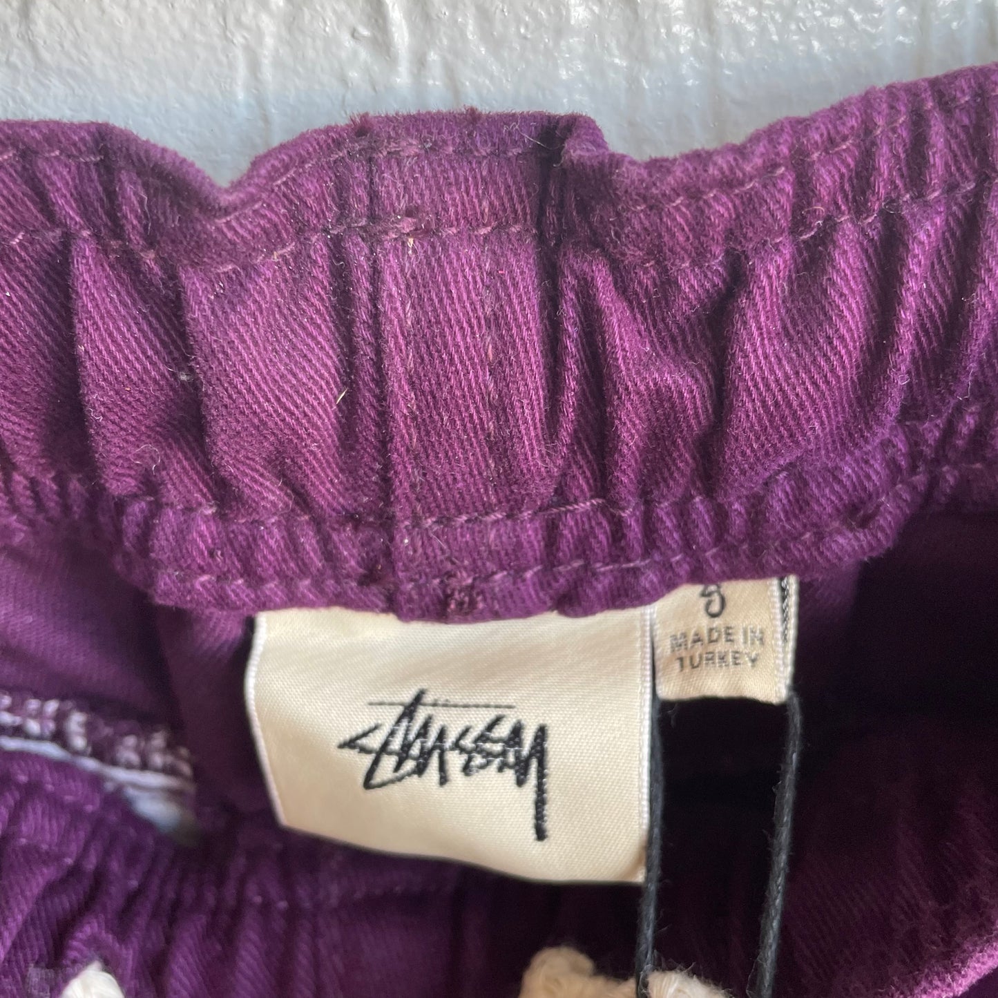 STUSSY Brushel Beach Shorts Plum NWT | Size Small