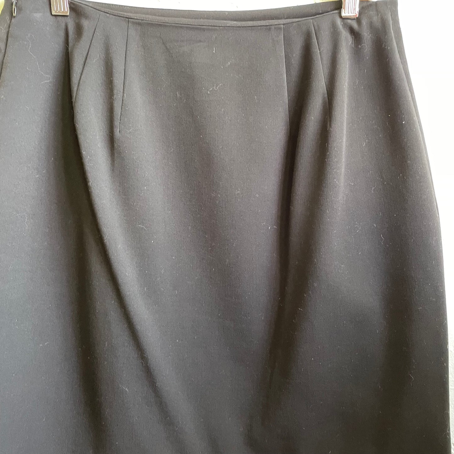 Apostrophe Black Eye Lit Seude Mini Skirt With Silver Holes | Medium