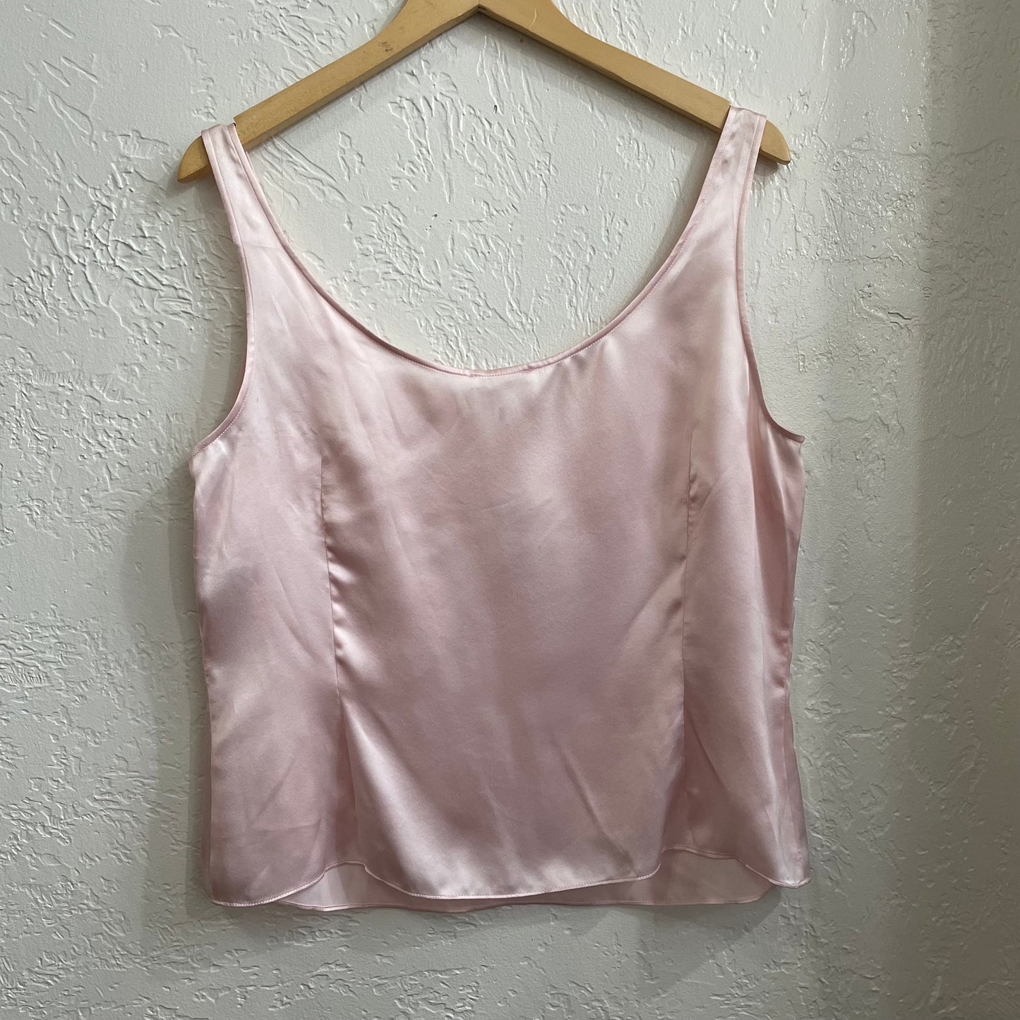 Baby Pink Escada Silk Tank Top