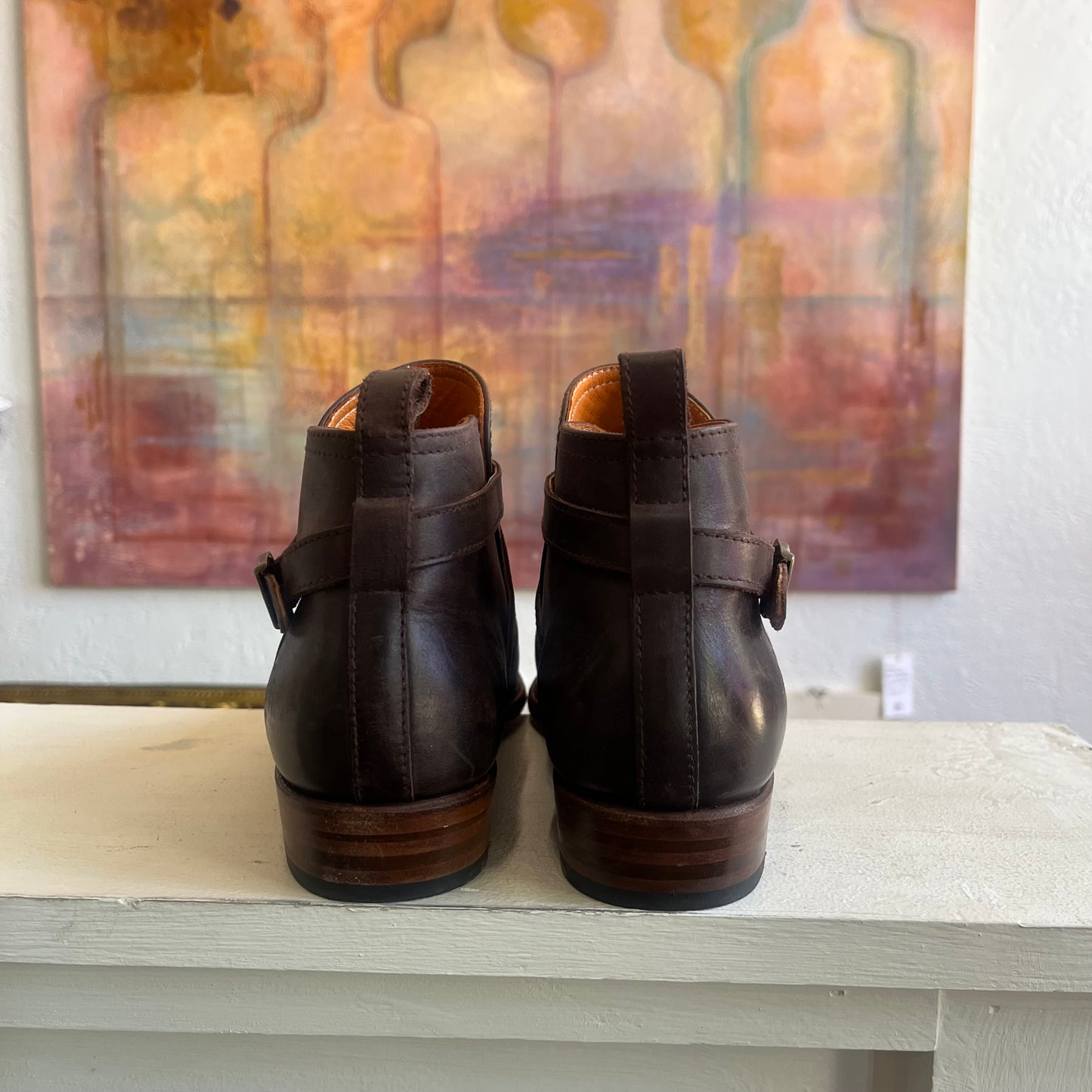 Frye Dorado Jodphur Leather Booties in Chocolate | 9M