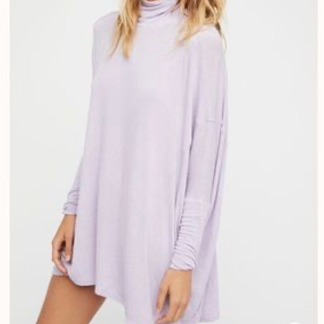 Free People Terry Oversized Turtleneck | XS