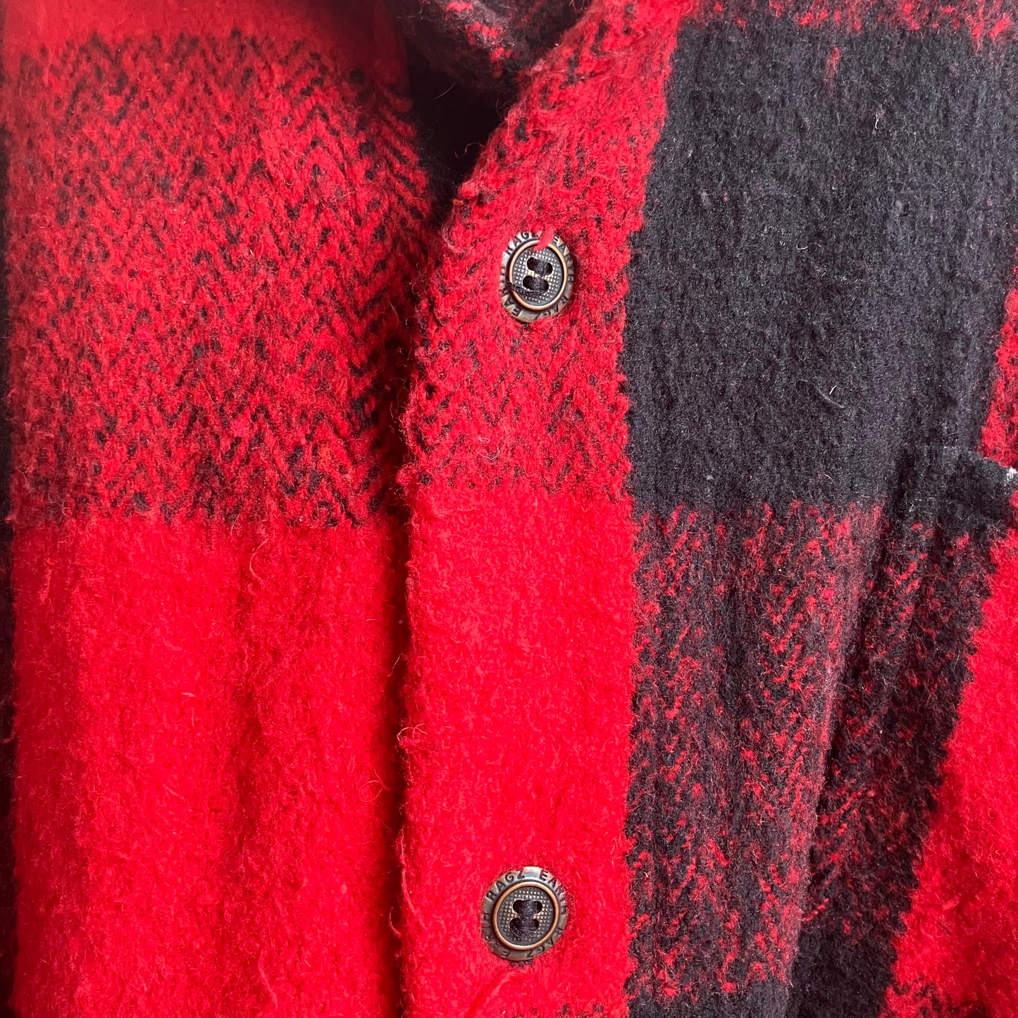 Earth Ragz Buffalo Plaid Checkered Shirt Jacket Size XXL
