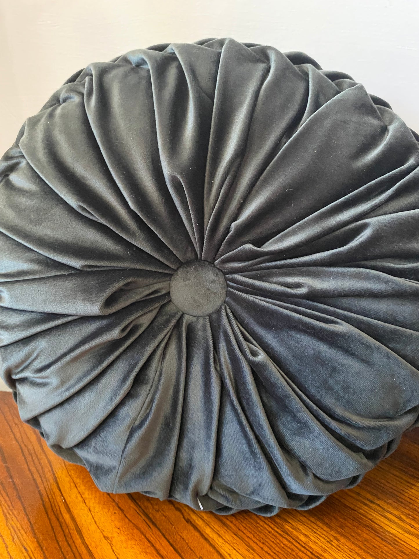 13” Black Velvet Throw Pillows Set of 2