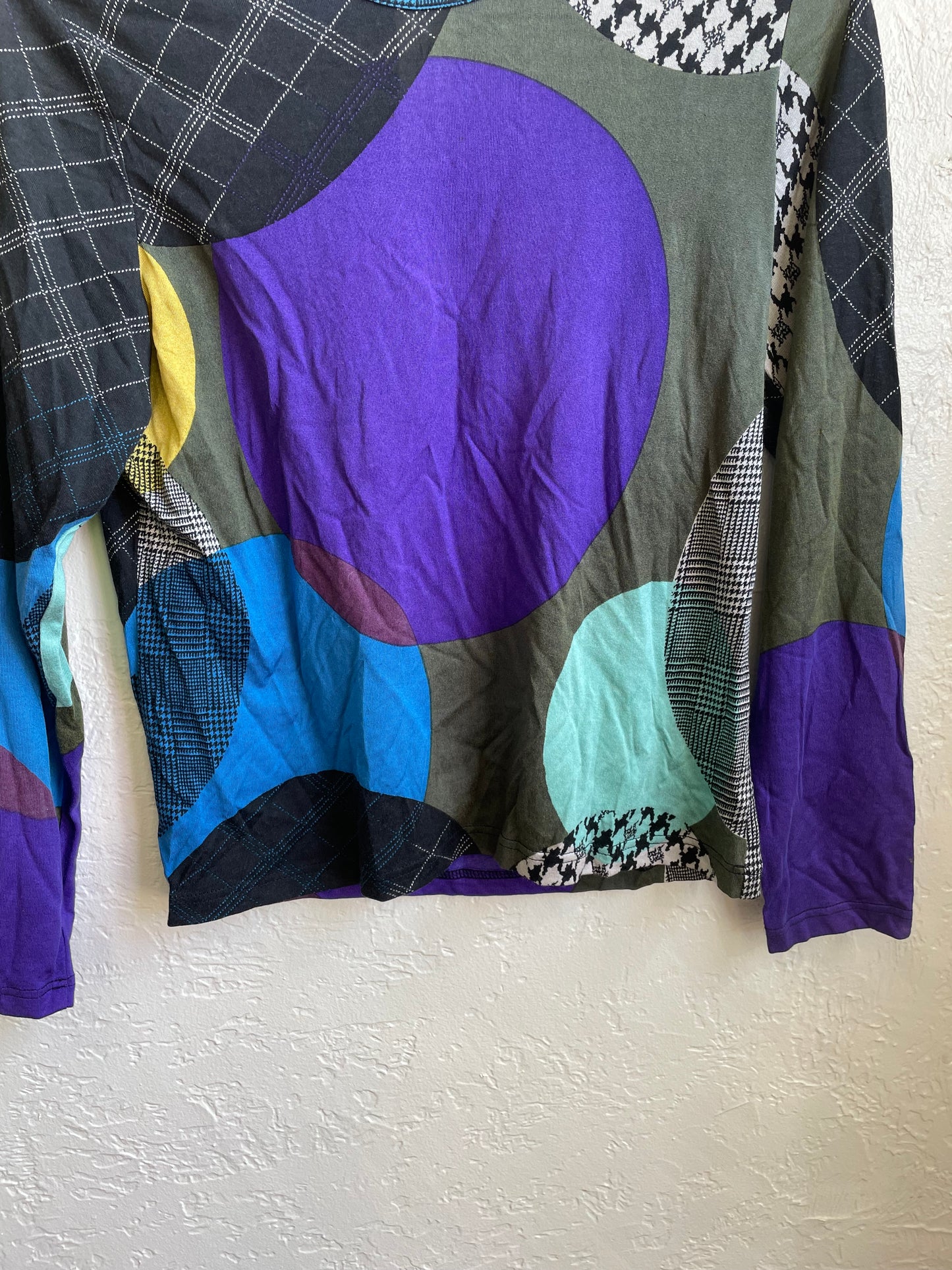 Multicolored Silk Shirt | Medium