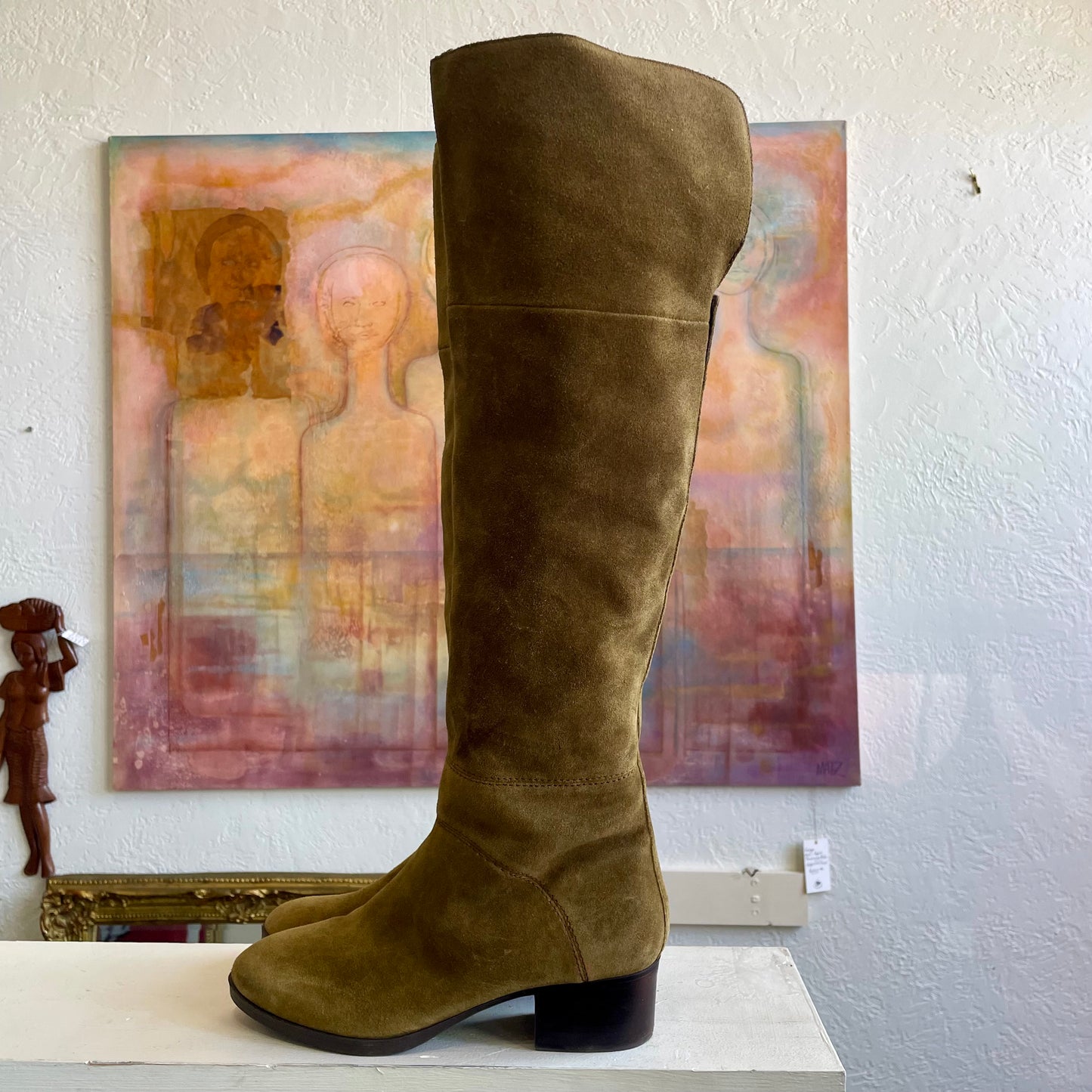 Tommy Hilfiger Vintage Dark Tan Boots | Size 9
