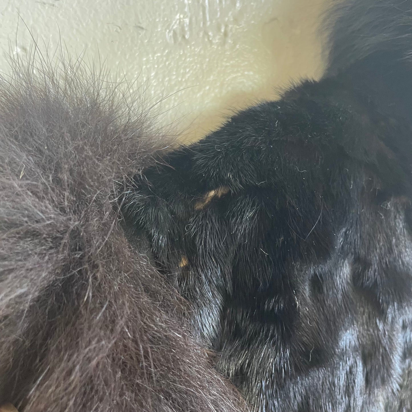 Saga Mink Vest and Fox Collar | Size XL