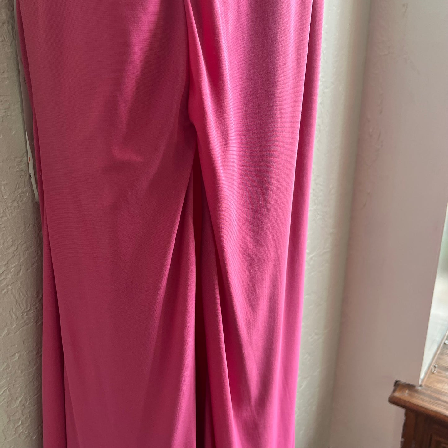 Pink Y2K Cross Rhinestone Maxi Dress | Medium