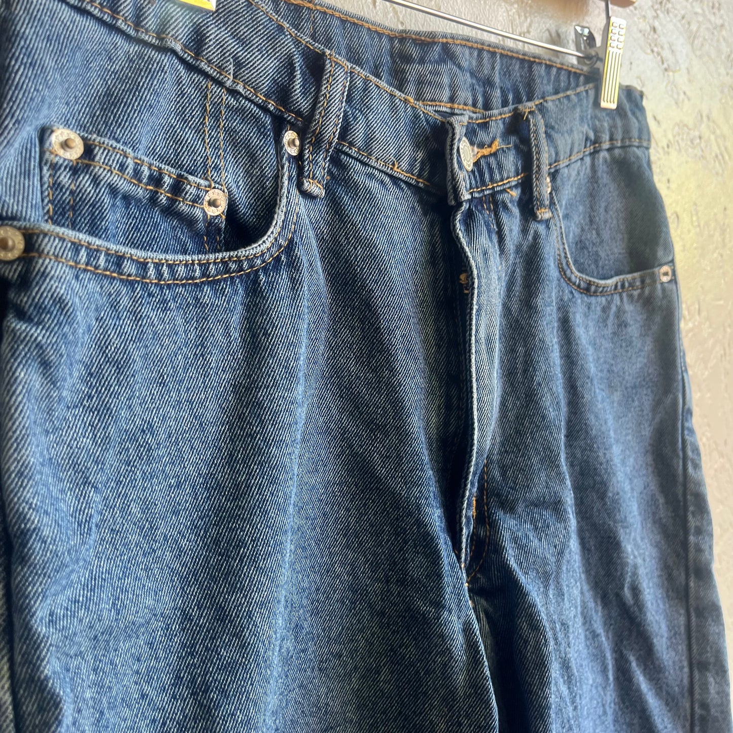 Full Blue Denim Jean Shorts | Size 32