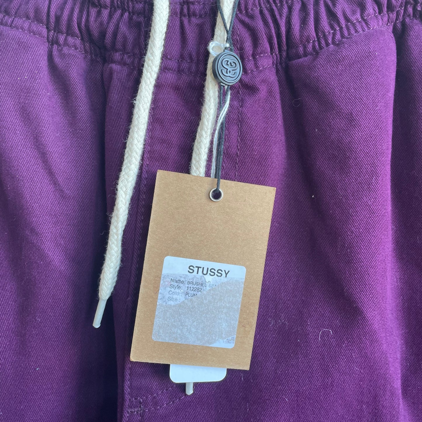 STUSSY Brushel Beach Shorts Plum NWT | Size Small