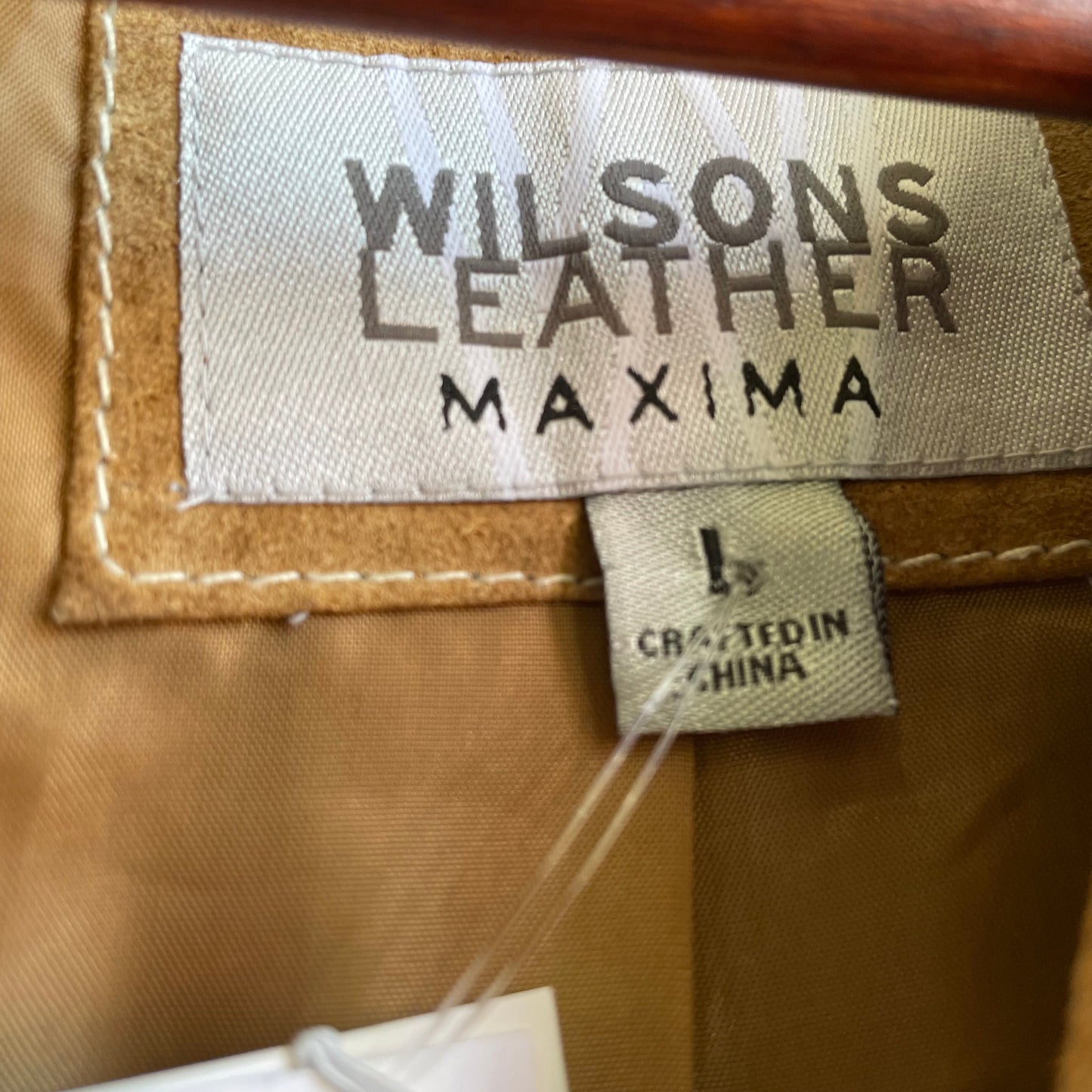 Y2K Leather Wilsons Suede Jacket | Large