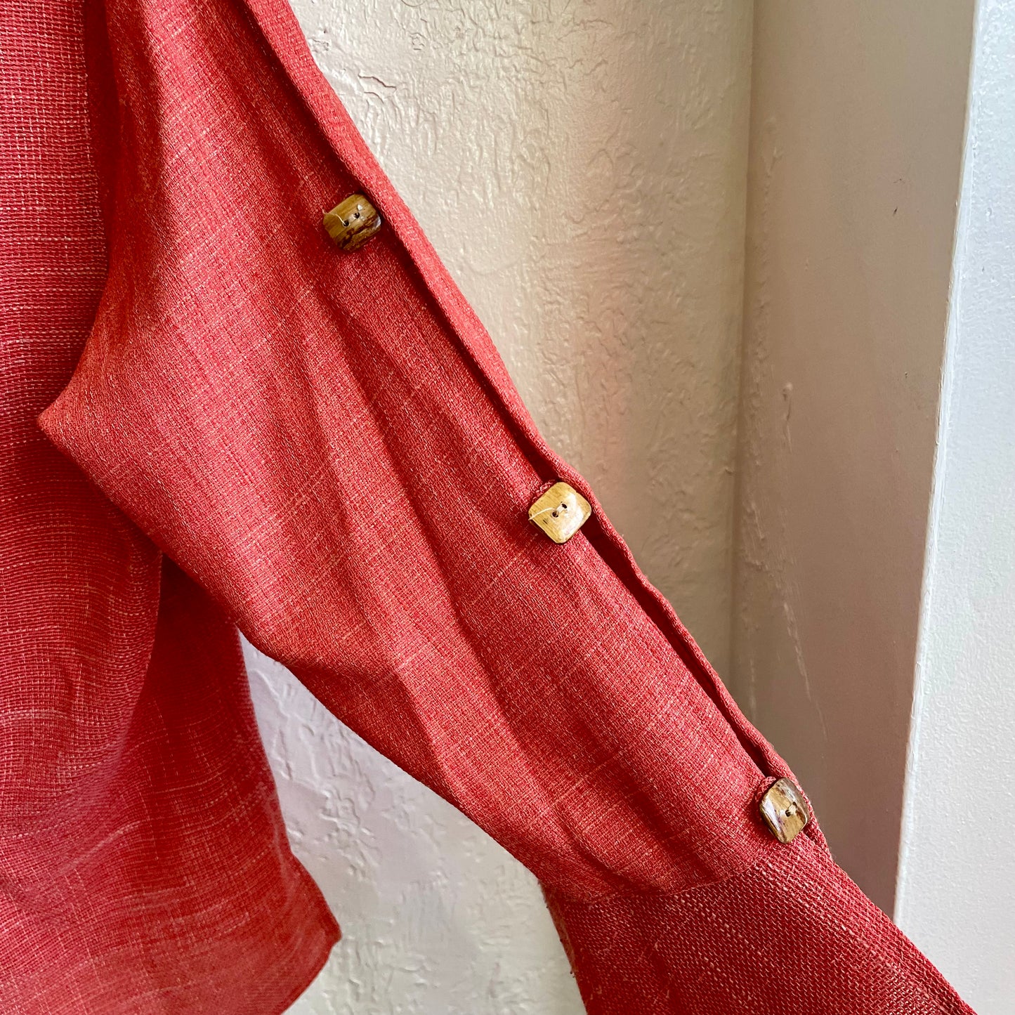 Vermillion Long Sleeve Shirt | Medium