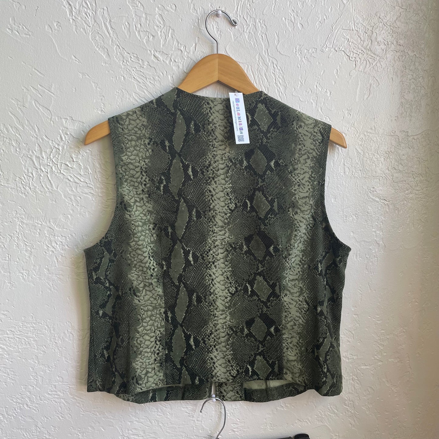 90's Snake Skin 2 Peice Skirt Set | Large