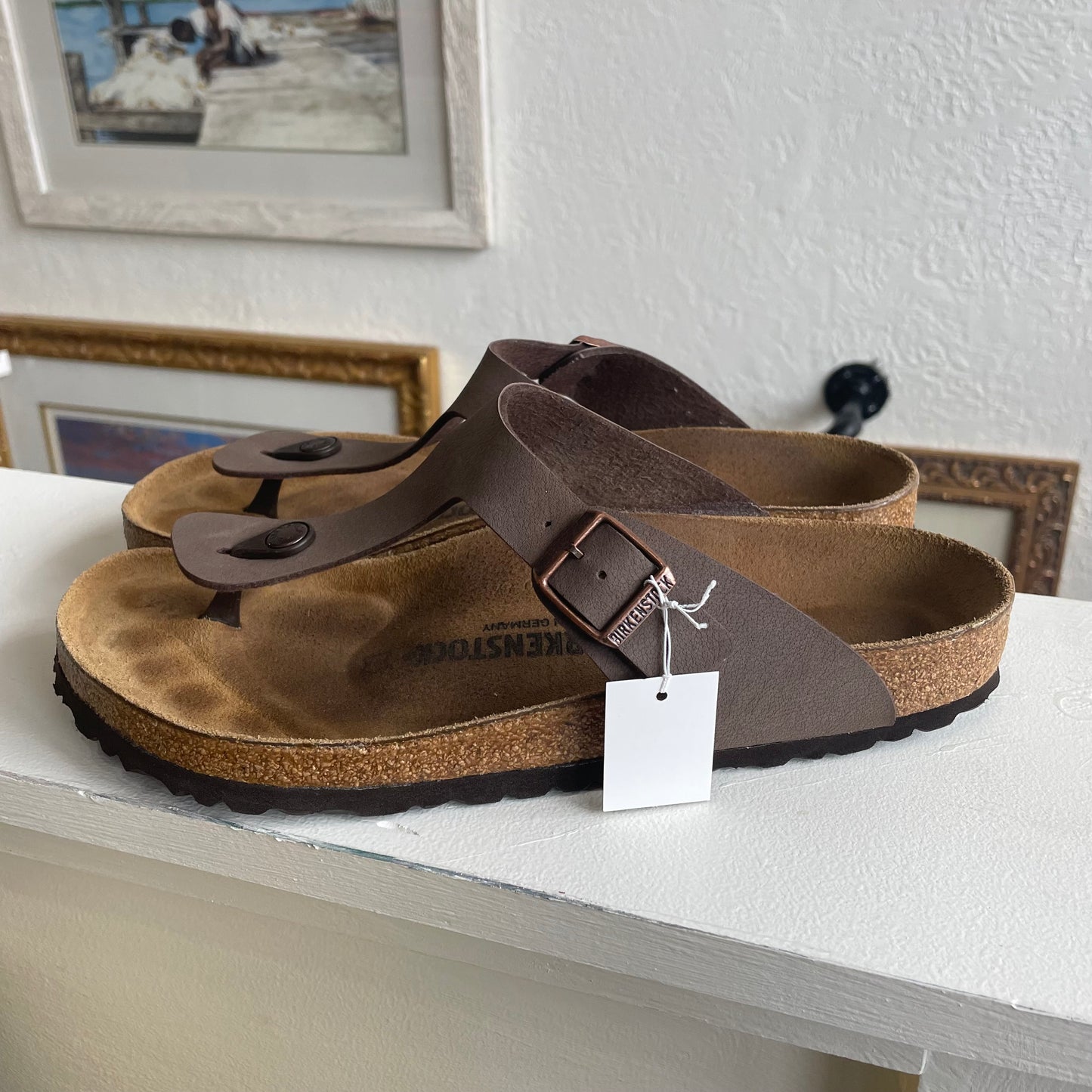 Birkenstock Gizeh Birkibuc Thong Sandals | Size 11/42
