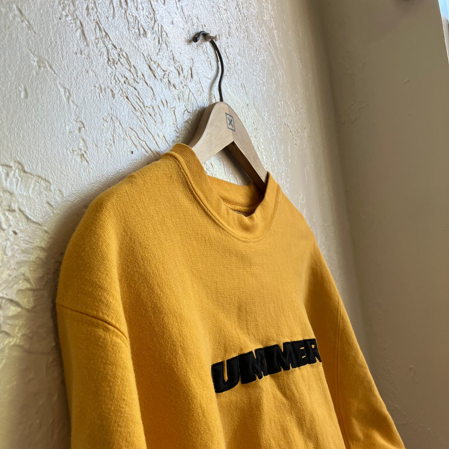 Y2K Yellow Hummer Sweater | XS