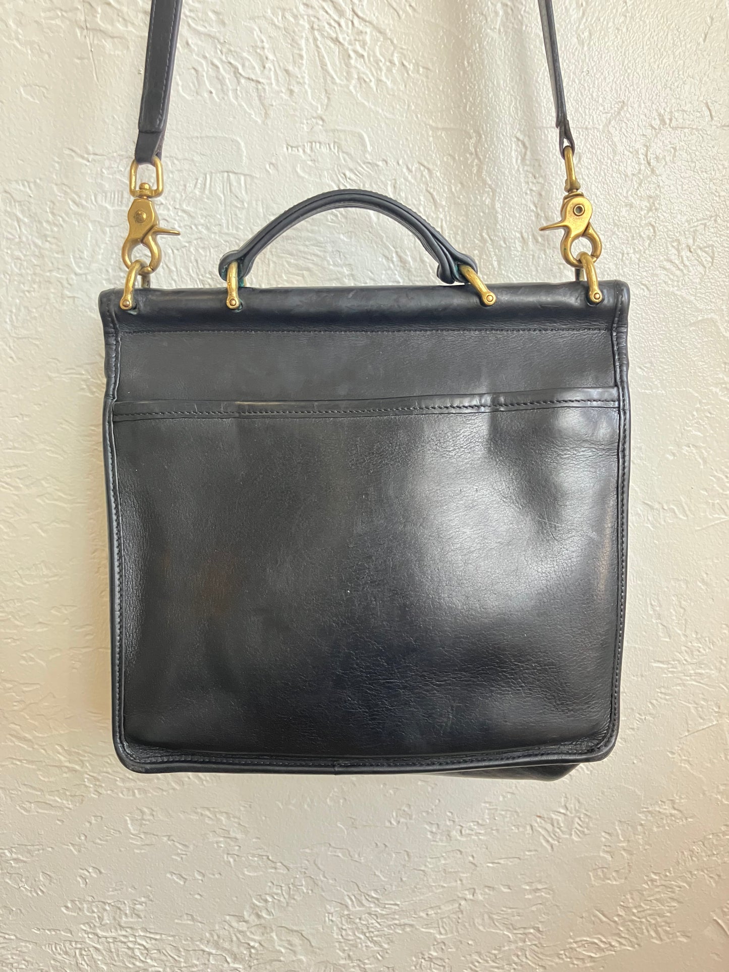 Vintage Coach Leather Crossbody Shoulder Bag, Classic Willis