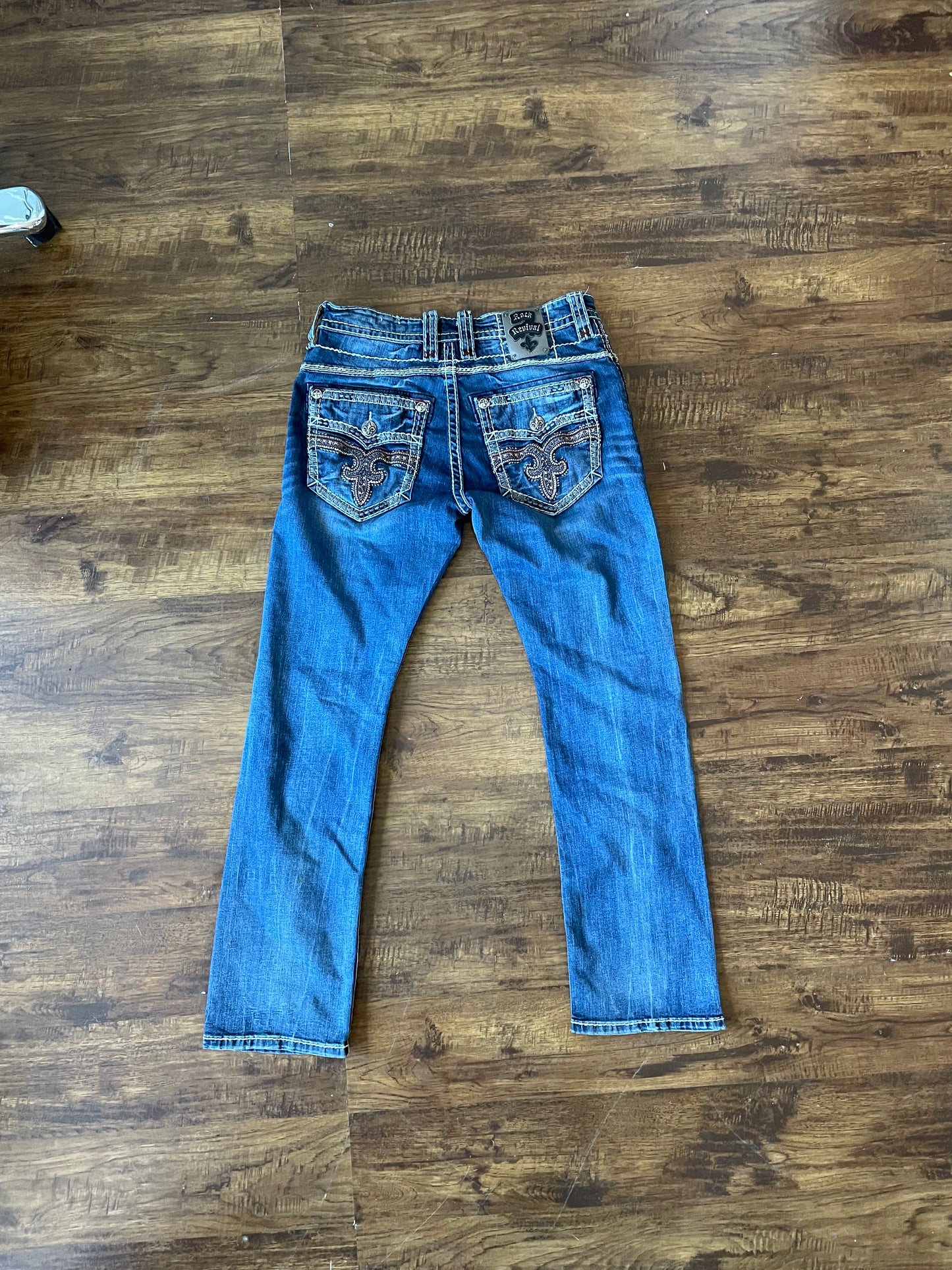 Y2K Rock Revival Straight Leg Jeans 34x34