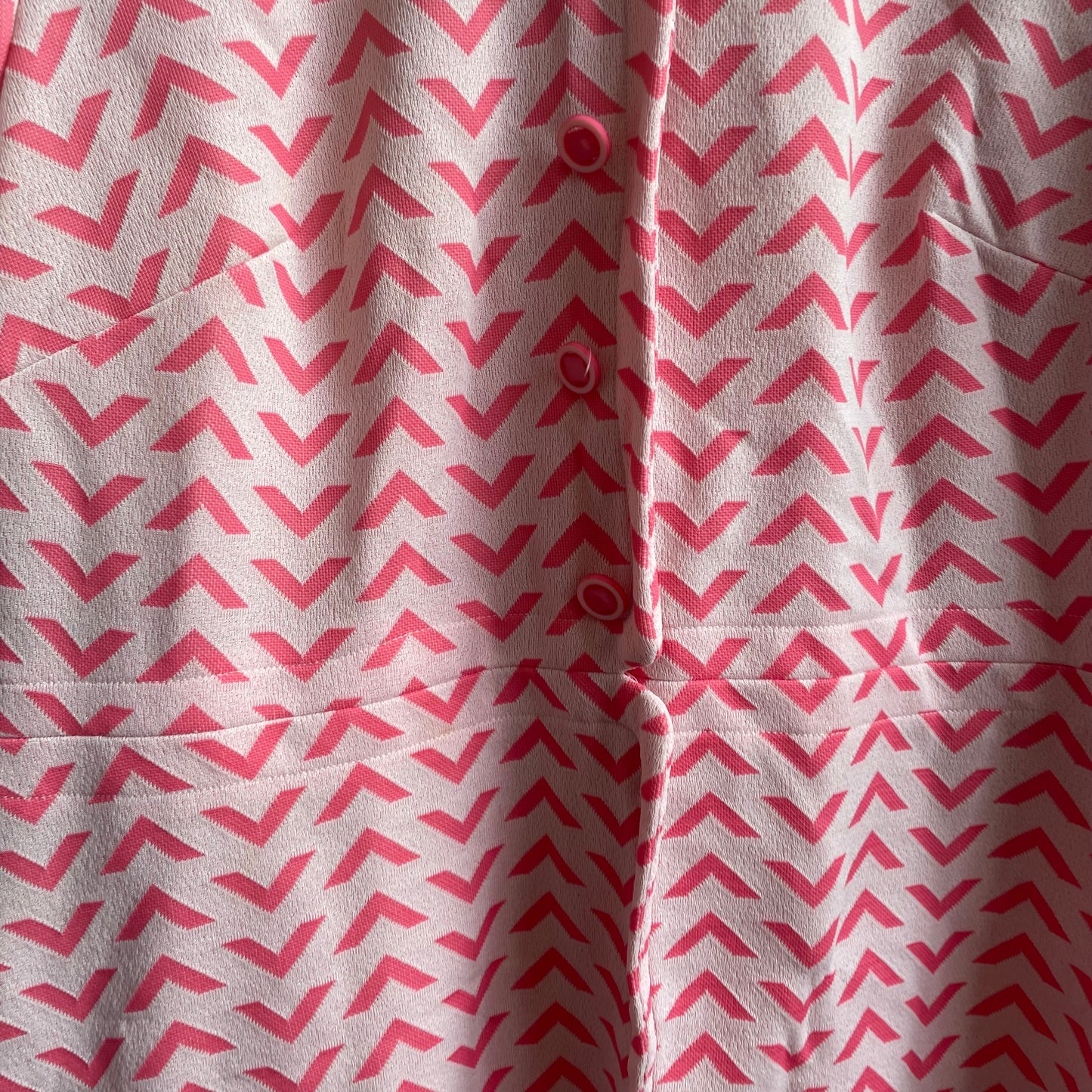 Vintage Pink 70’s Dress | XL