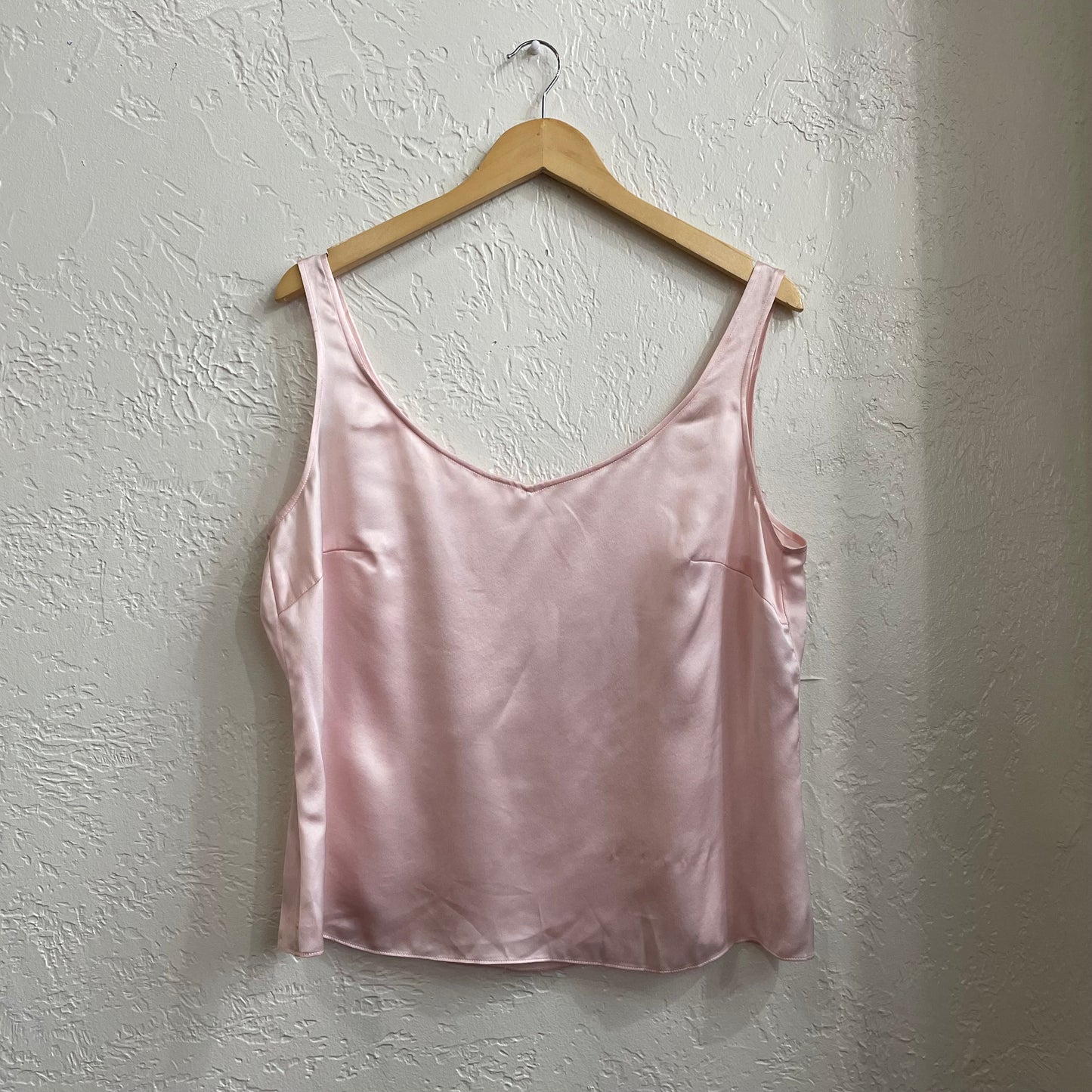 Baby Pink Escada Silk Tank Top