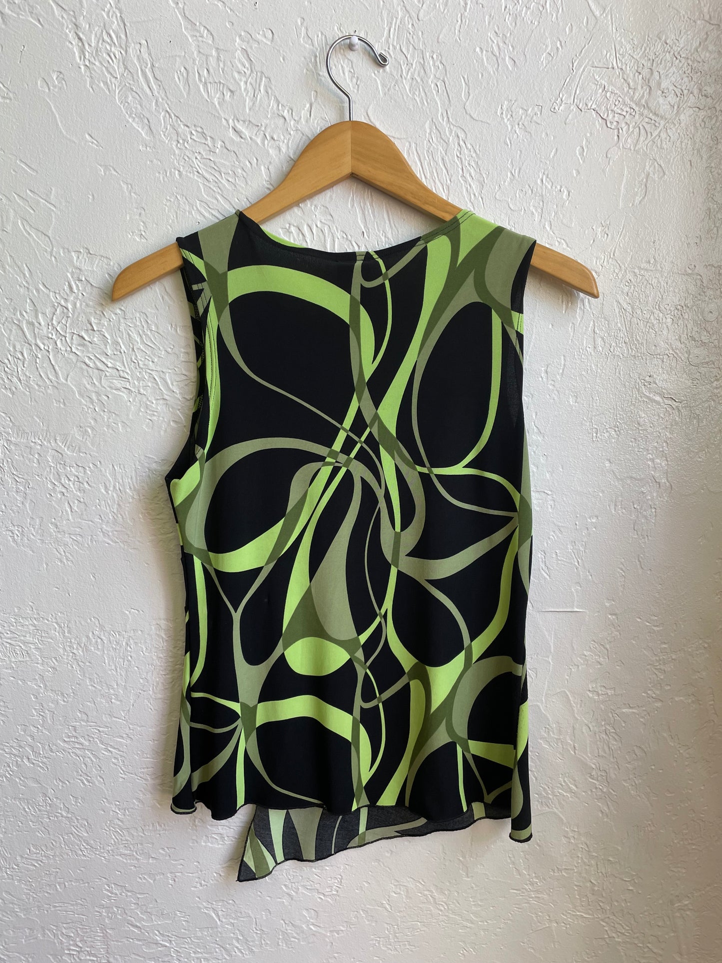 Y2K Green/Black Top Medium