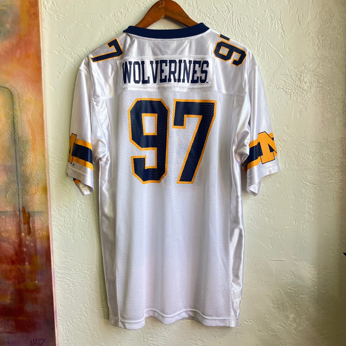 Starter Michigan Wolverines Jersey Vintage #97 Medium
