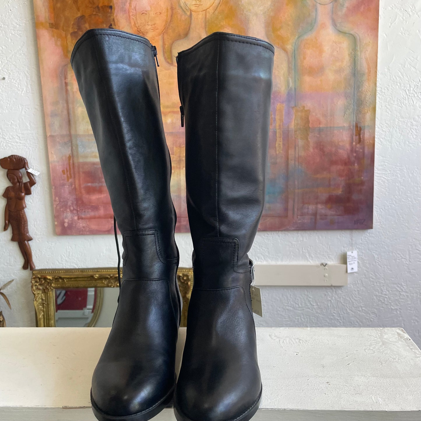 David Tate black Lace Up Boots | Size 8