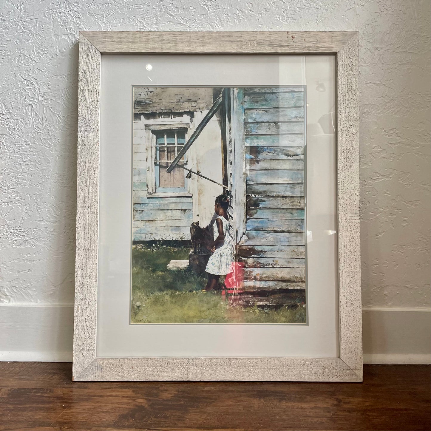 Stephen Scott Young "Her Cat" 1992 Framed Giclée 32 x 26