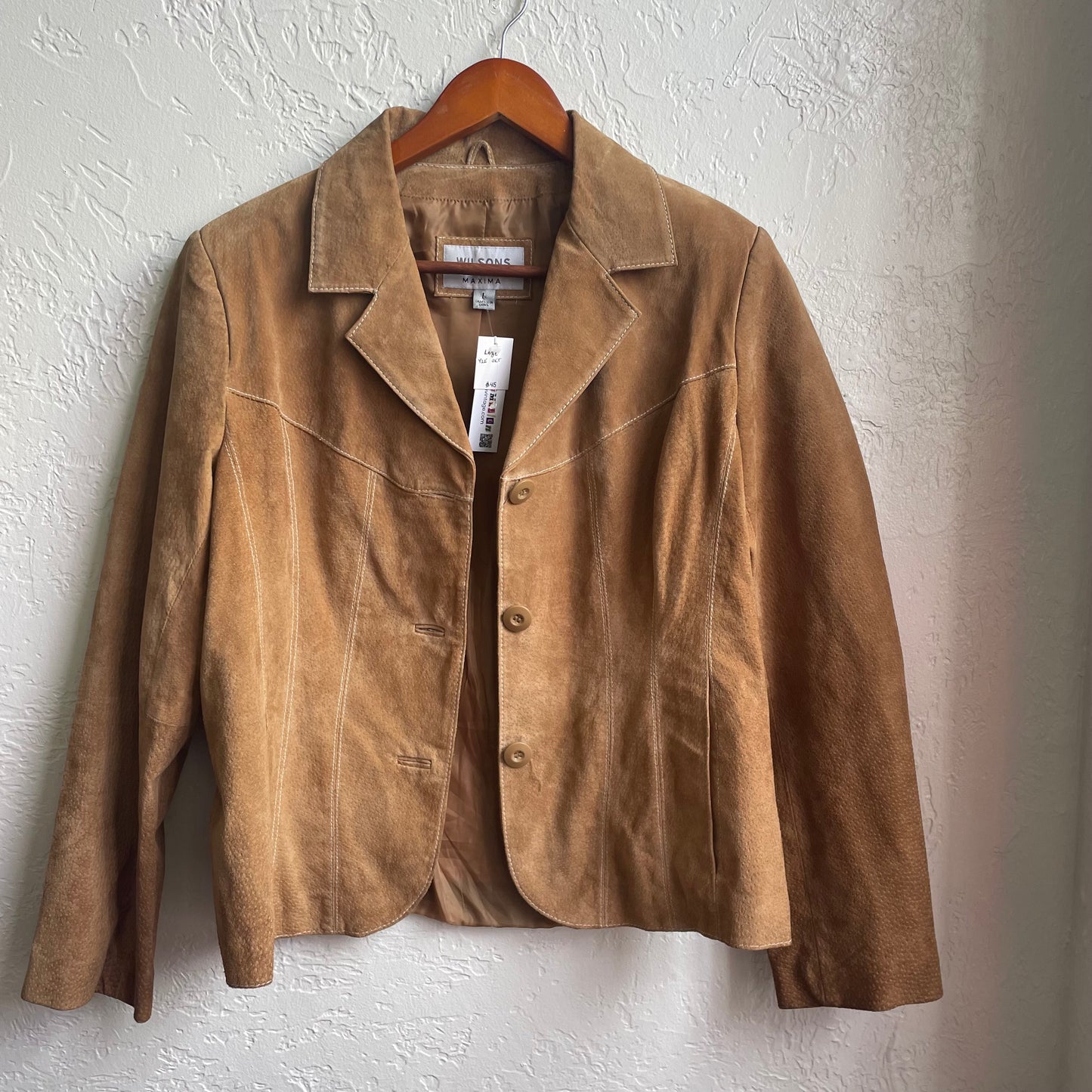 Wilson’s Leather Y2K Suede Leather Jacket | Large