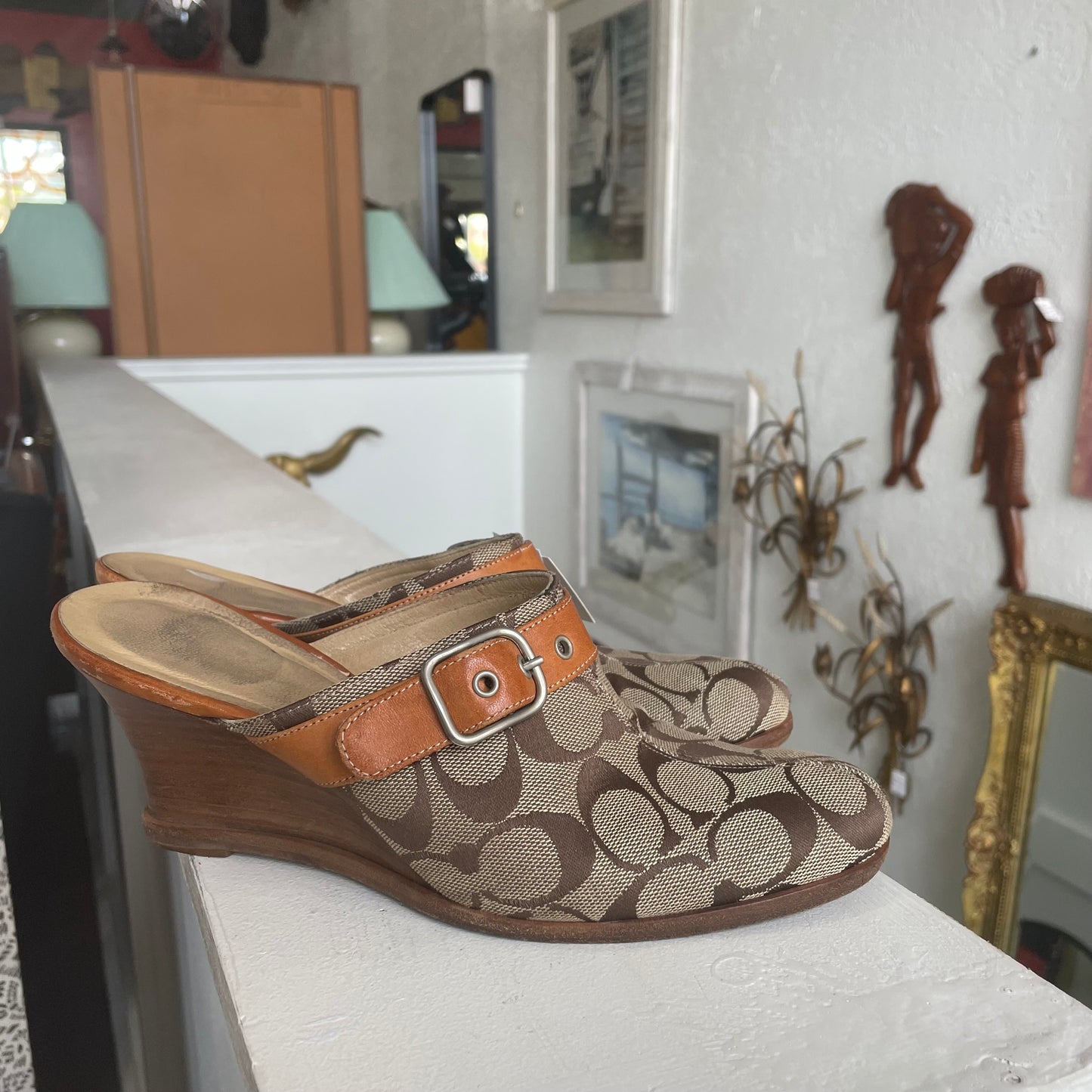 Coach Logo Mule Clogs Y2K | Sizs 8.5
