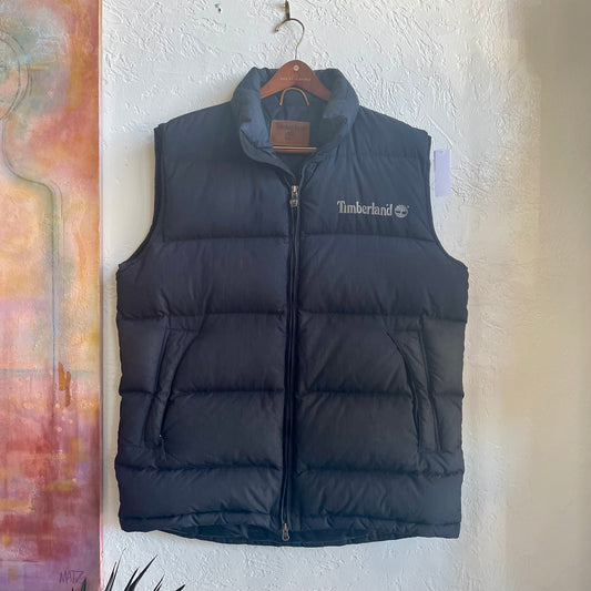 Timberland Y2K Oversized Puffer Vest| Medium