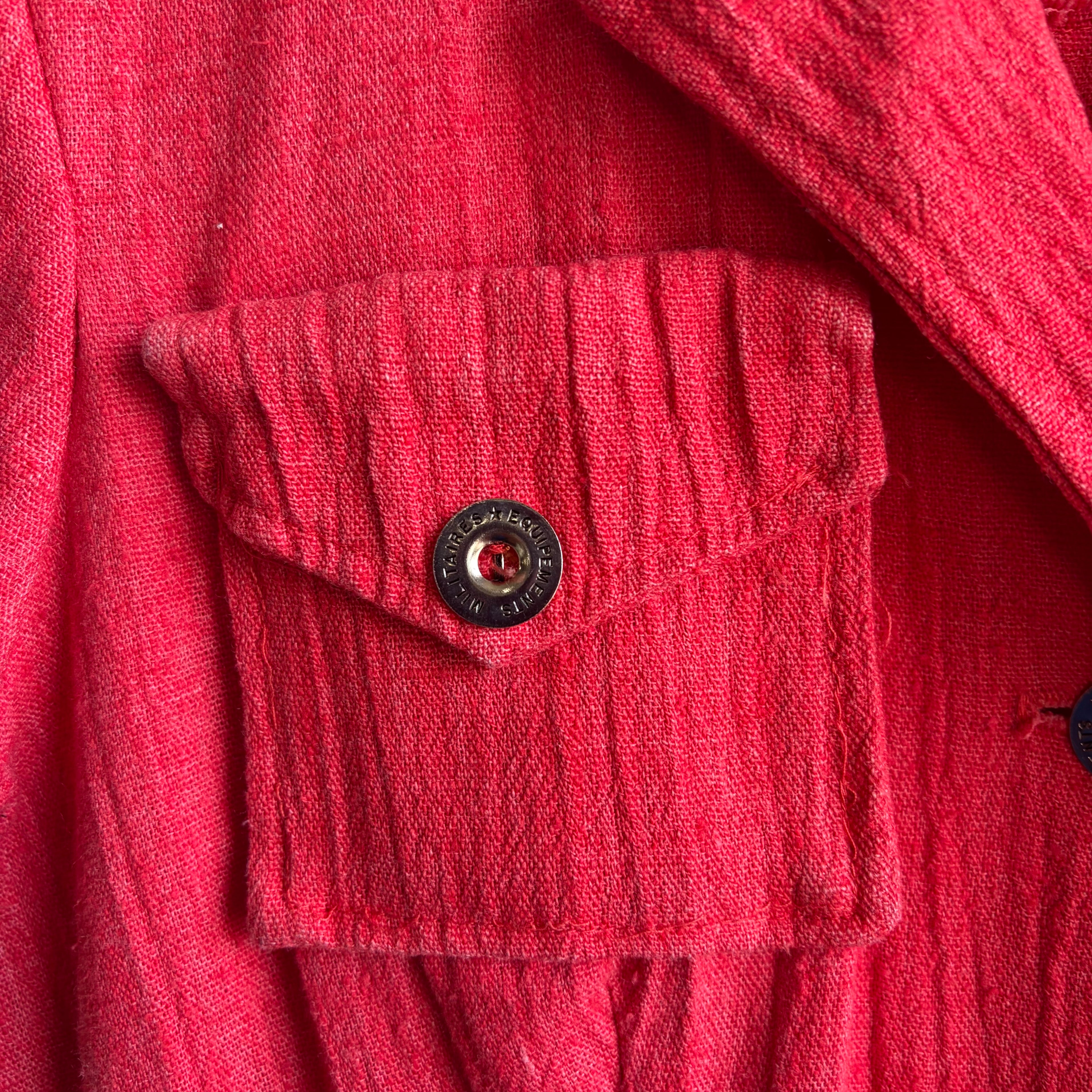 Coral 1970s Flare Jumpsuit | Small