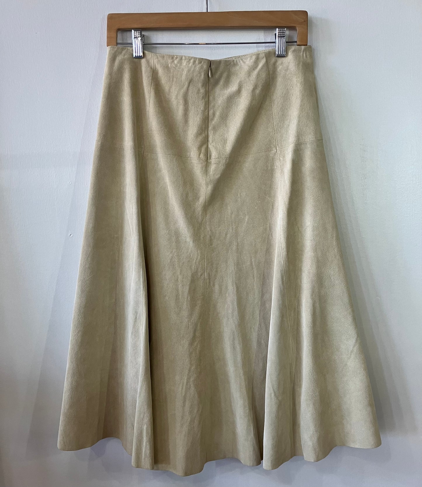 Vintage Eddie Bauer Suede Leather Skirt Medium NWT