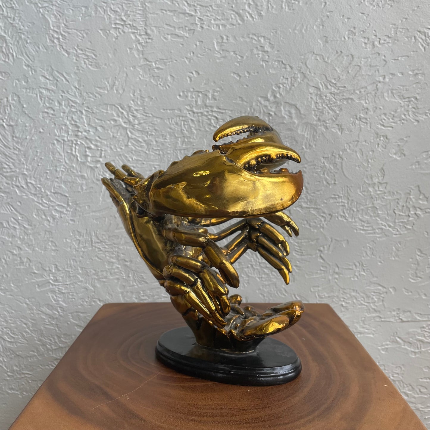 Gold Lobster Wine Bottle Holder