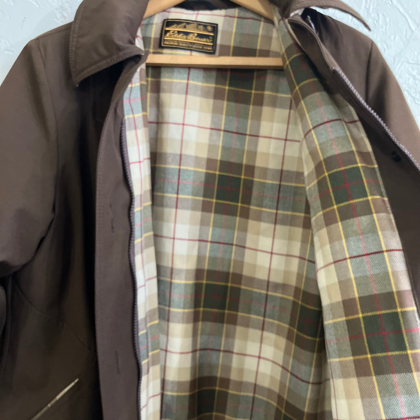 Eddie Bauer Brown Insulated Trench | Medium