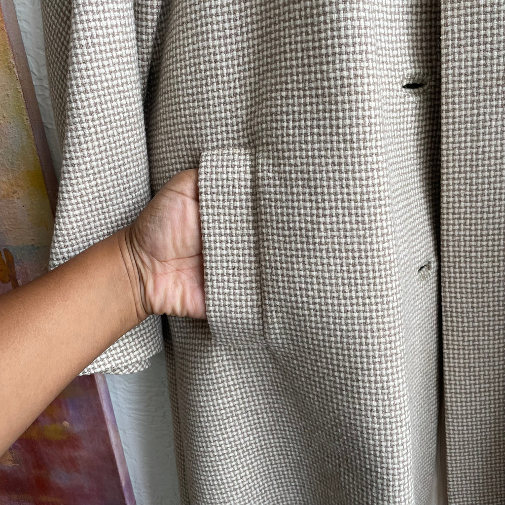 Woven Coat 1960's/70's | Large