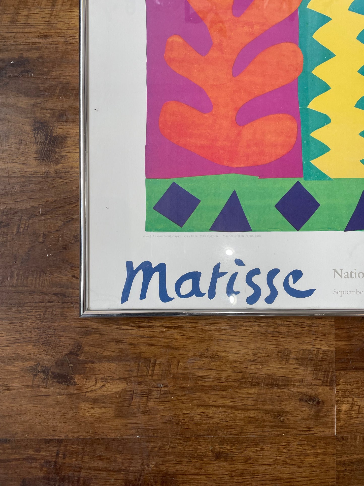 La Vis 1951 Matisse Limited Edition Poster National Gallery of Art