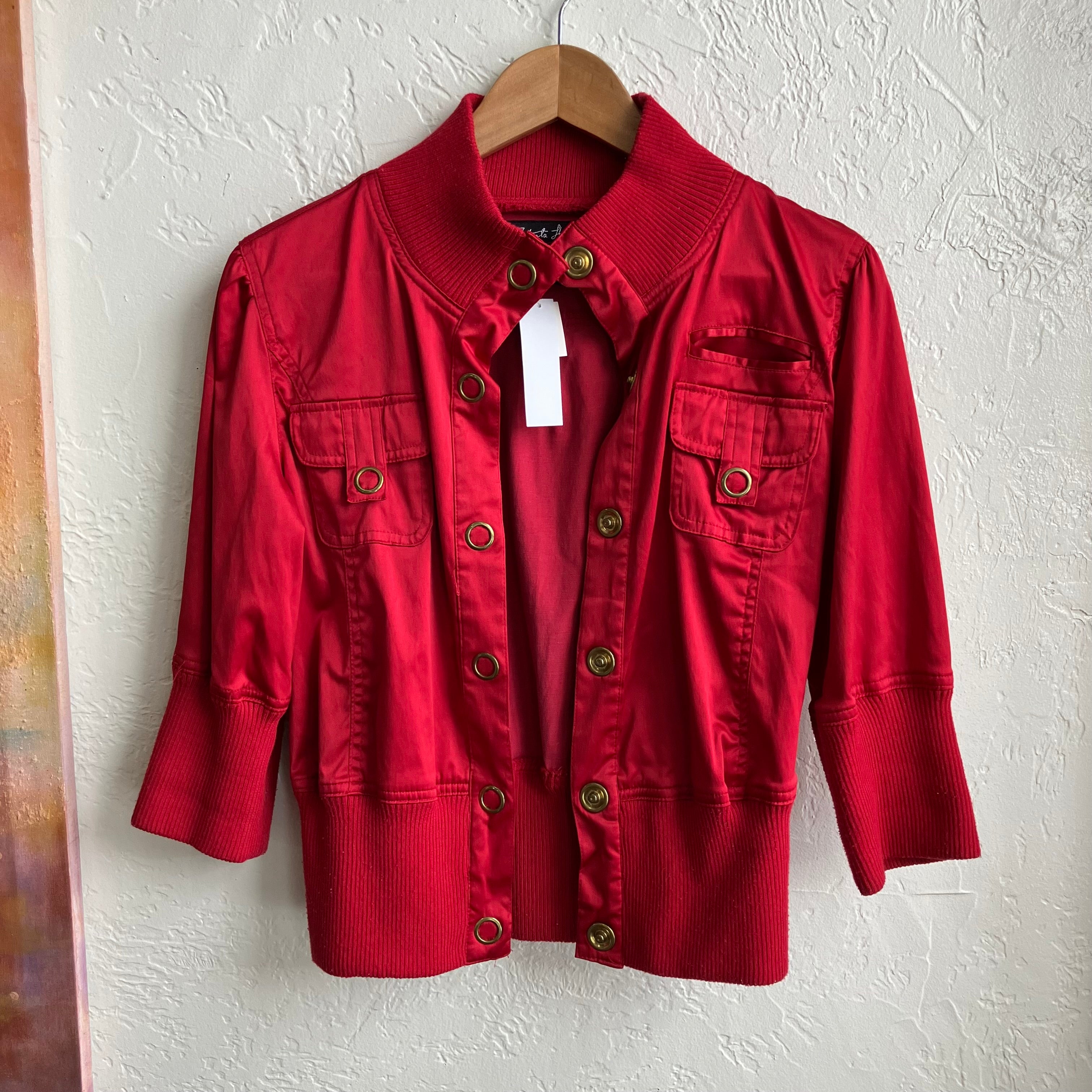 apple red dress shirt Apple Employees Only Red Long Sleeve T-Shirt - Size Large