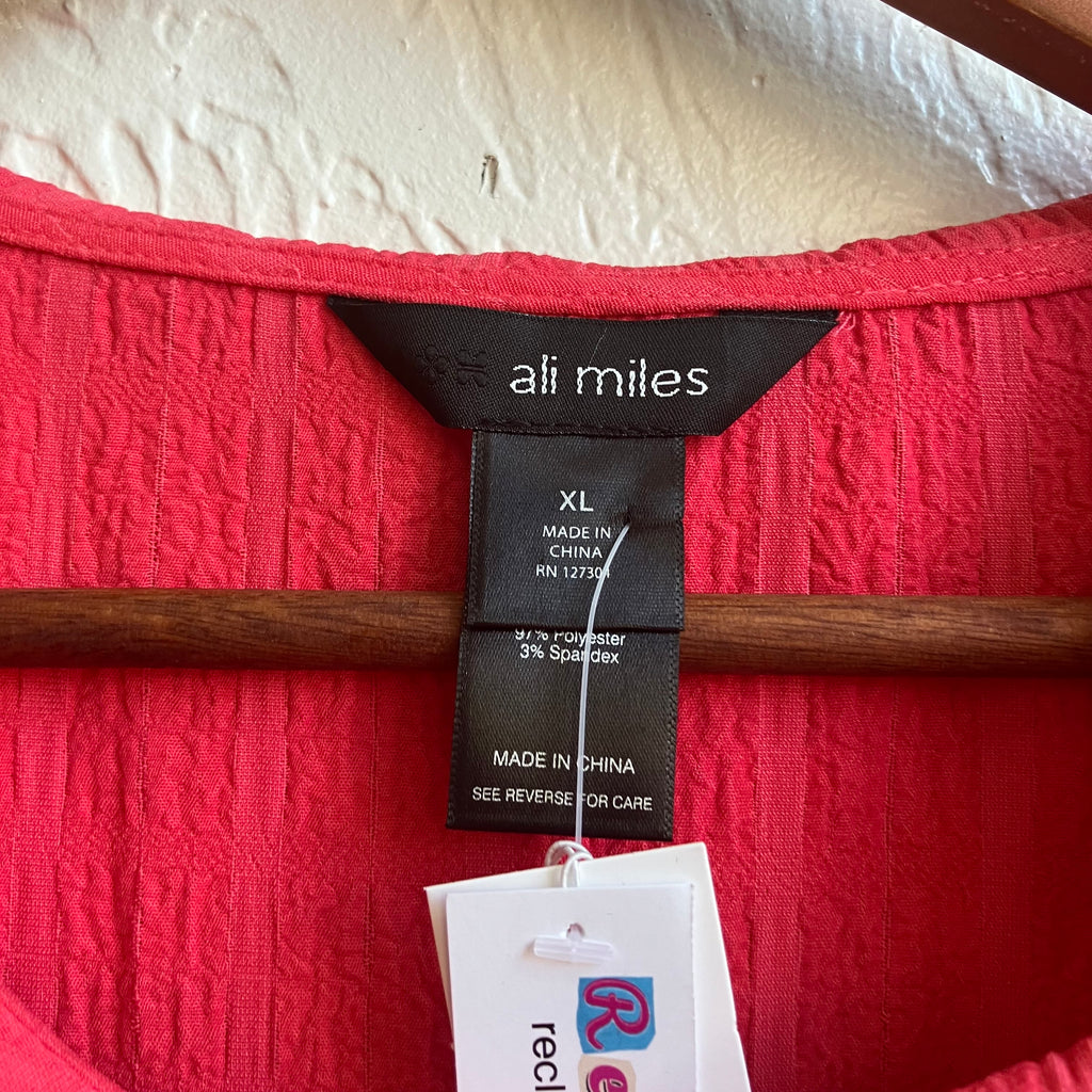 Pink Ali Miles Button Down Top | XL