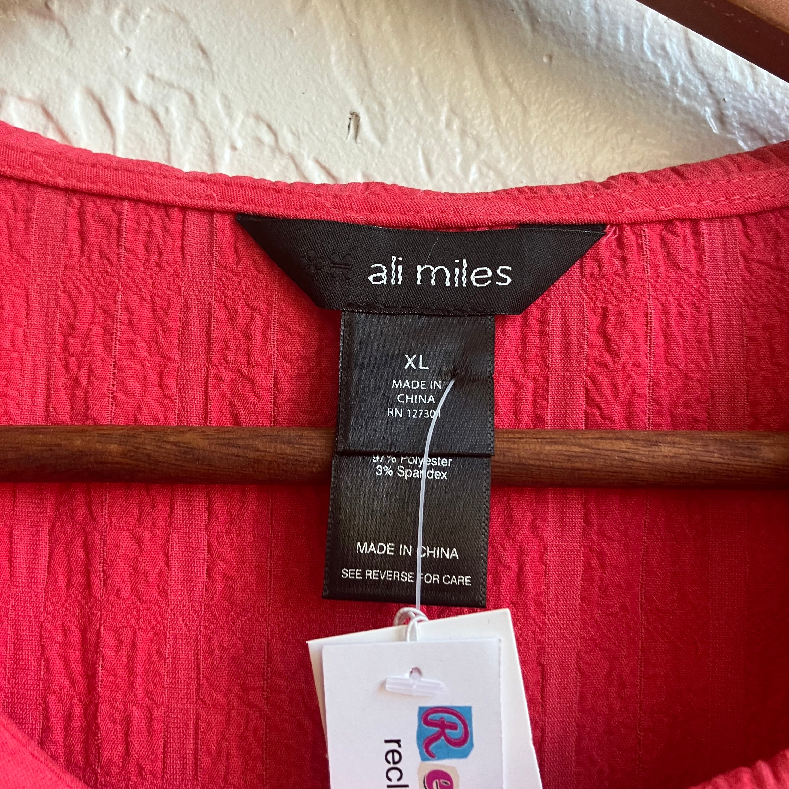 Pink Ali Miles Button Down Top | XL
