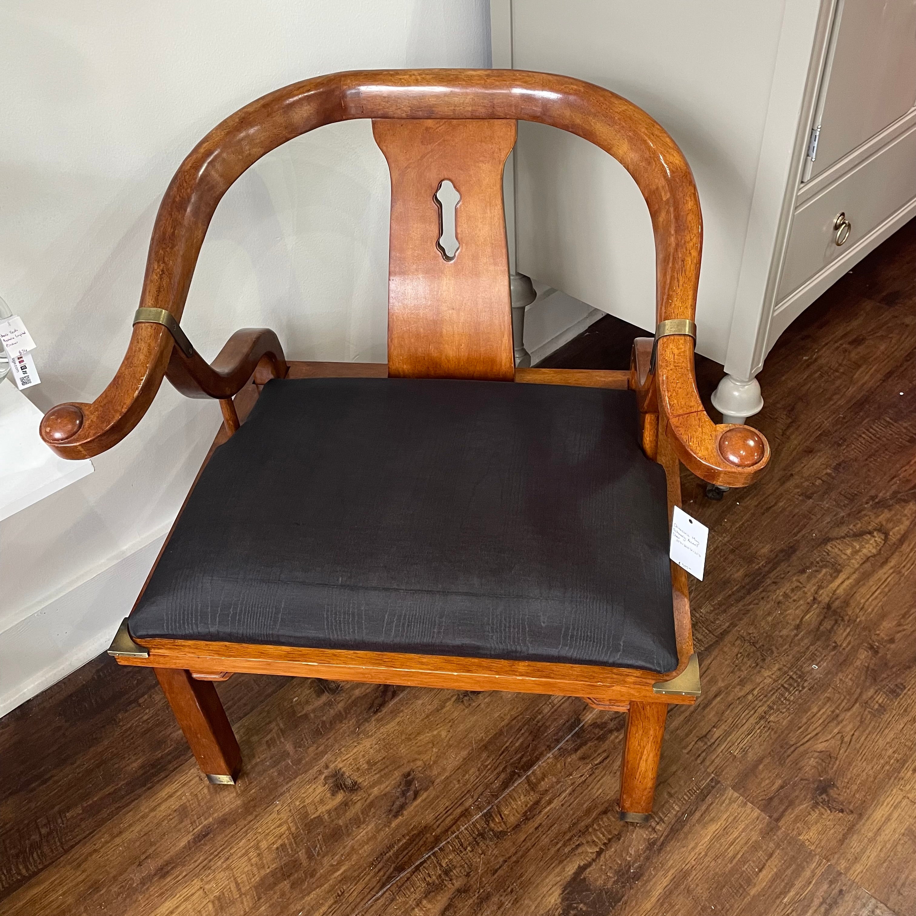 Chinoiserie Ming Schnadig  Accent Arm Chair Late 20th Century