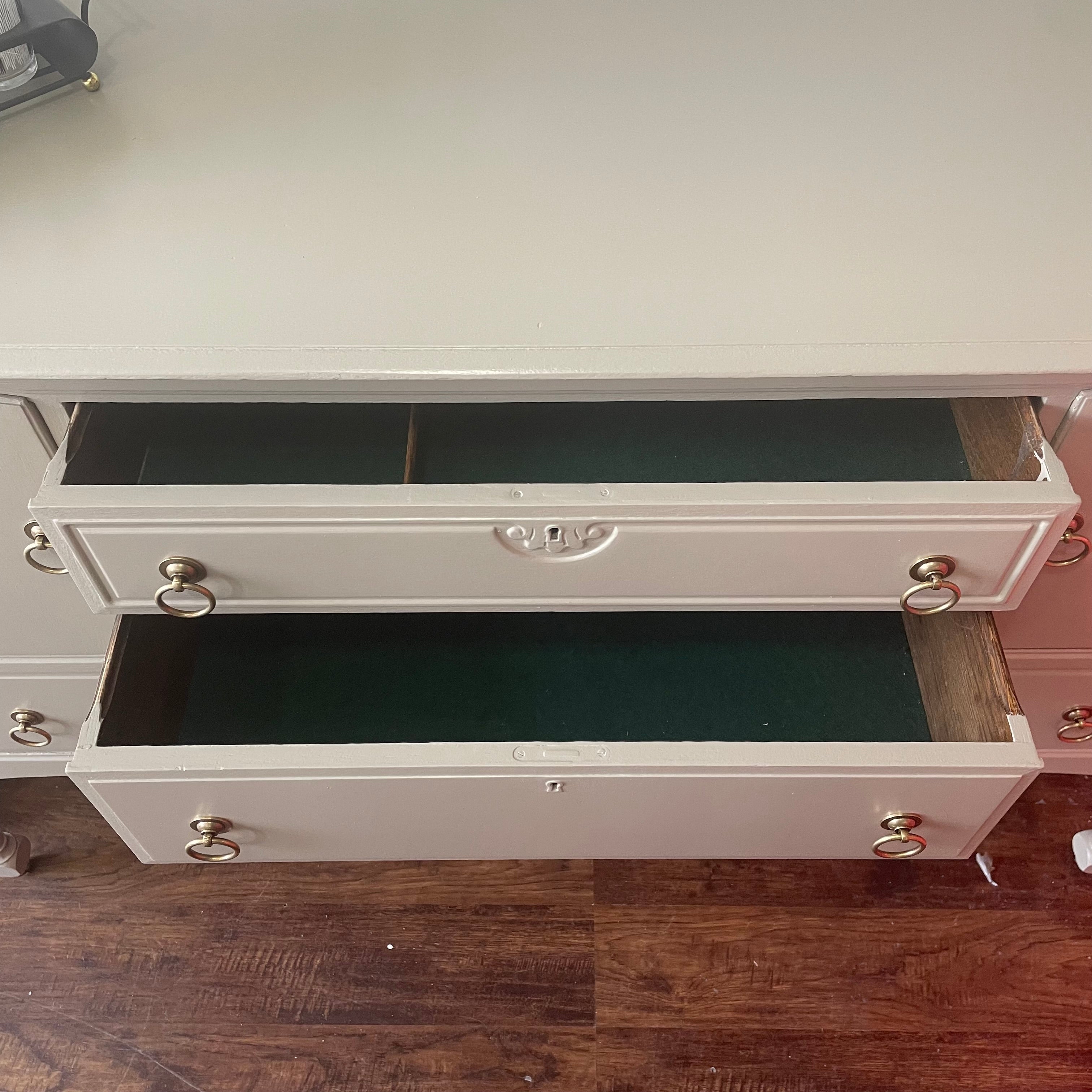 Early 20th Century 5 Drawer Sideboard in Modern Grey