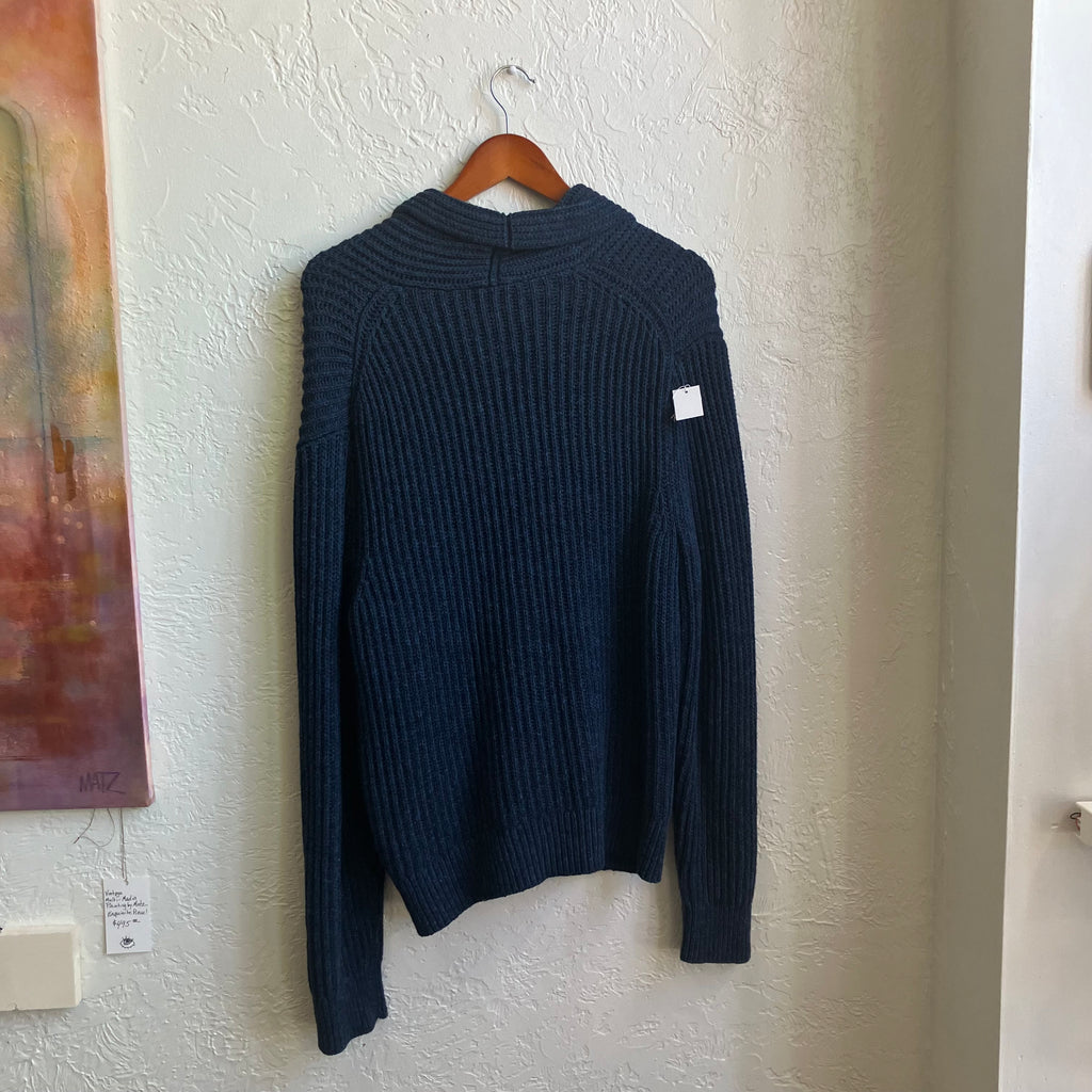 Blue Knitted Gap Cardigan | XL